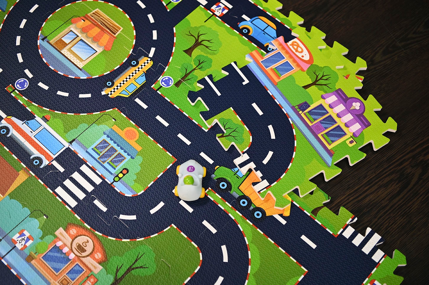 Knorrtoys® Puzzle »Straße«, Puzzlematte, Bodenpuzzle