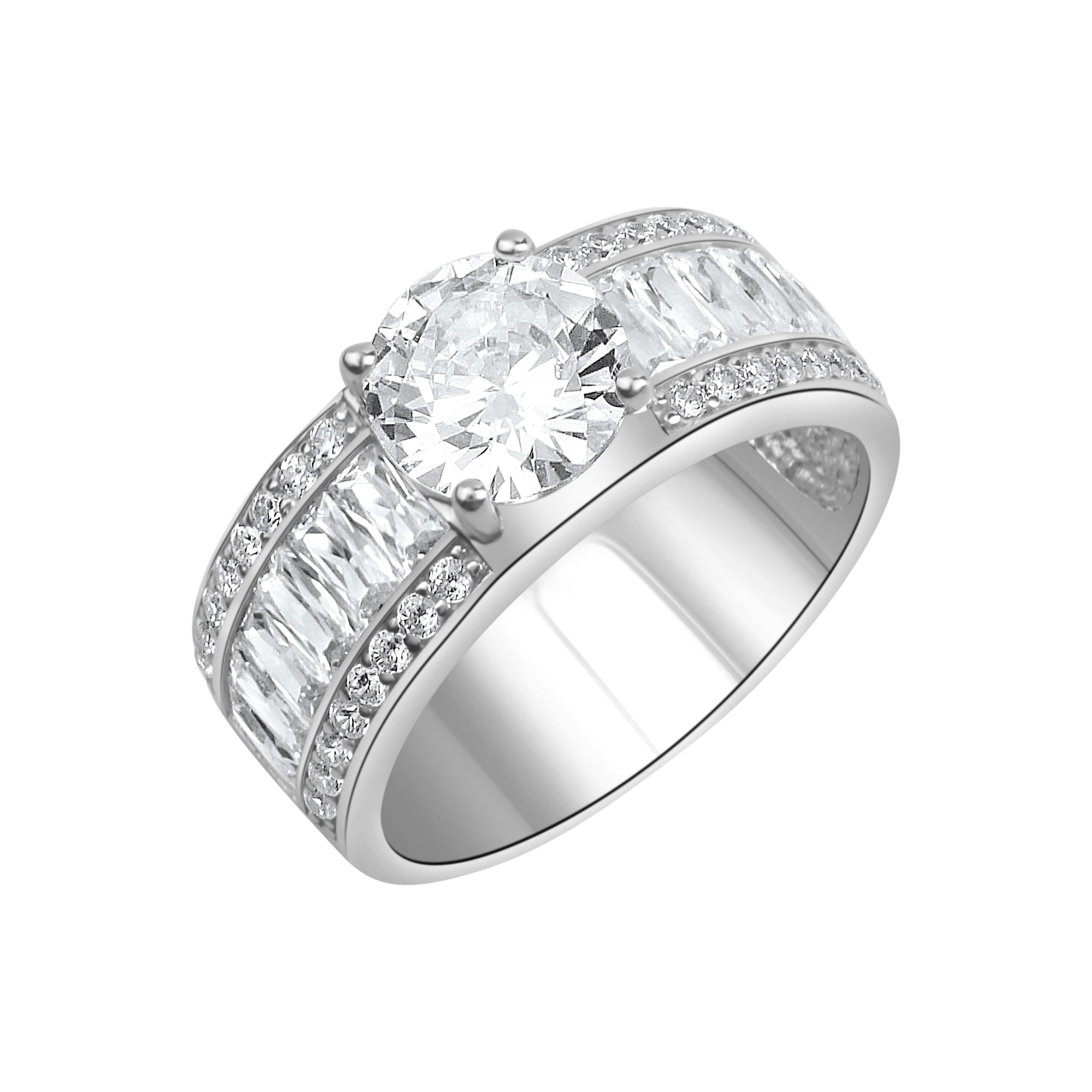 Zeeme Fingerring »925/- Sterling Silber rhod...