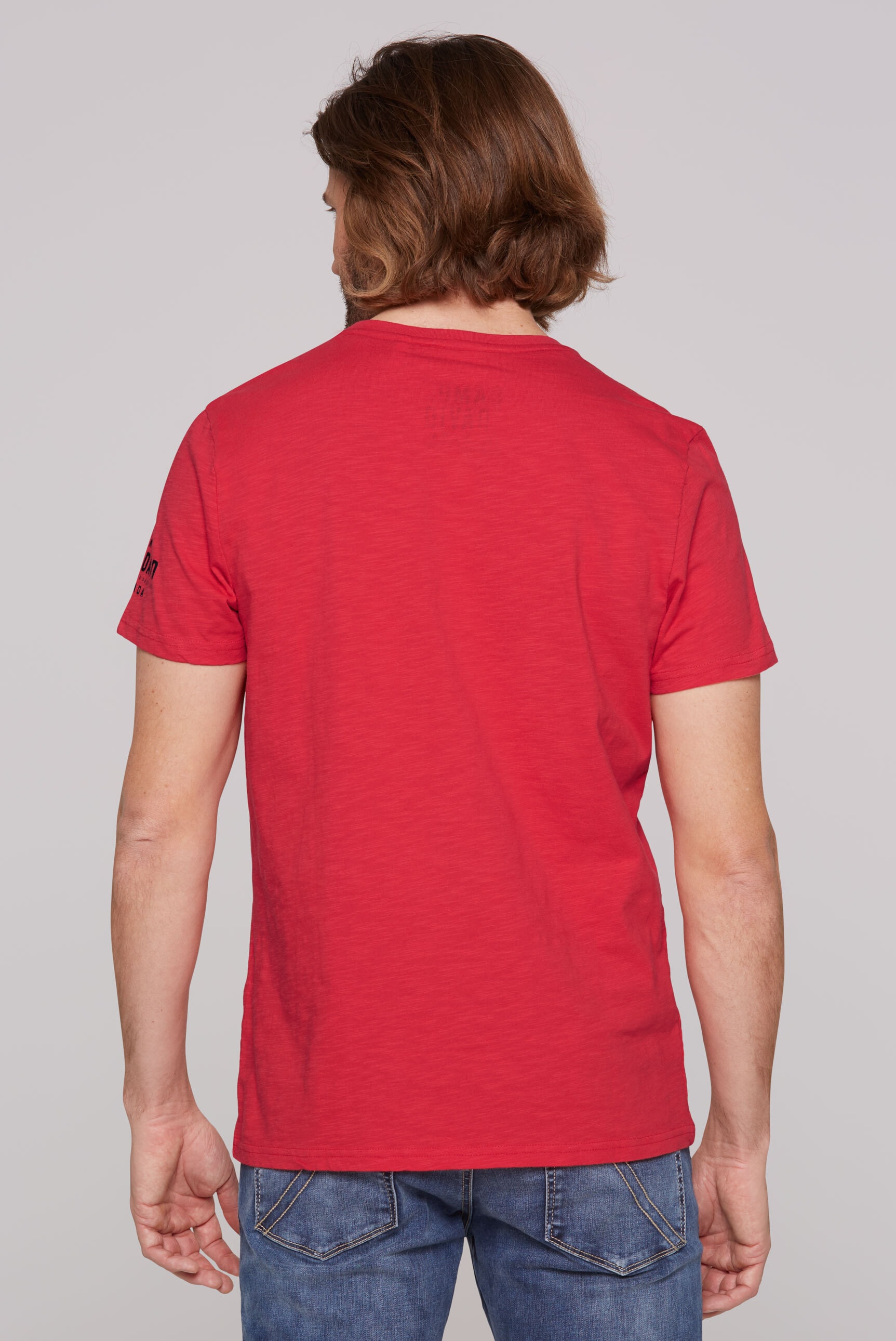 CAMP DAVID Rundhalsshirt, aus Baumwolle