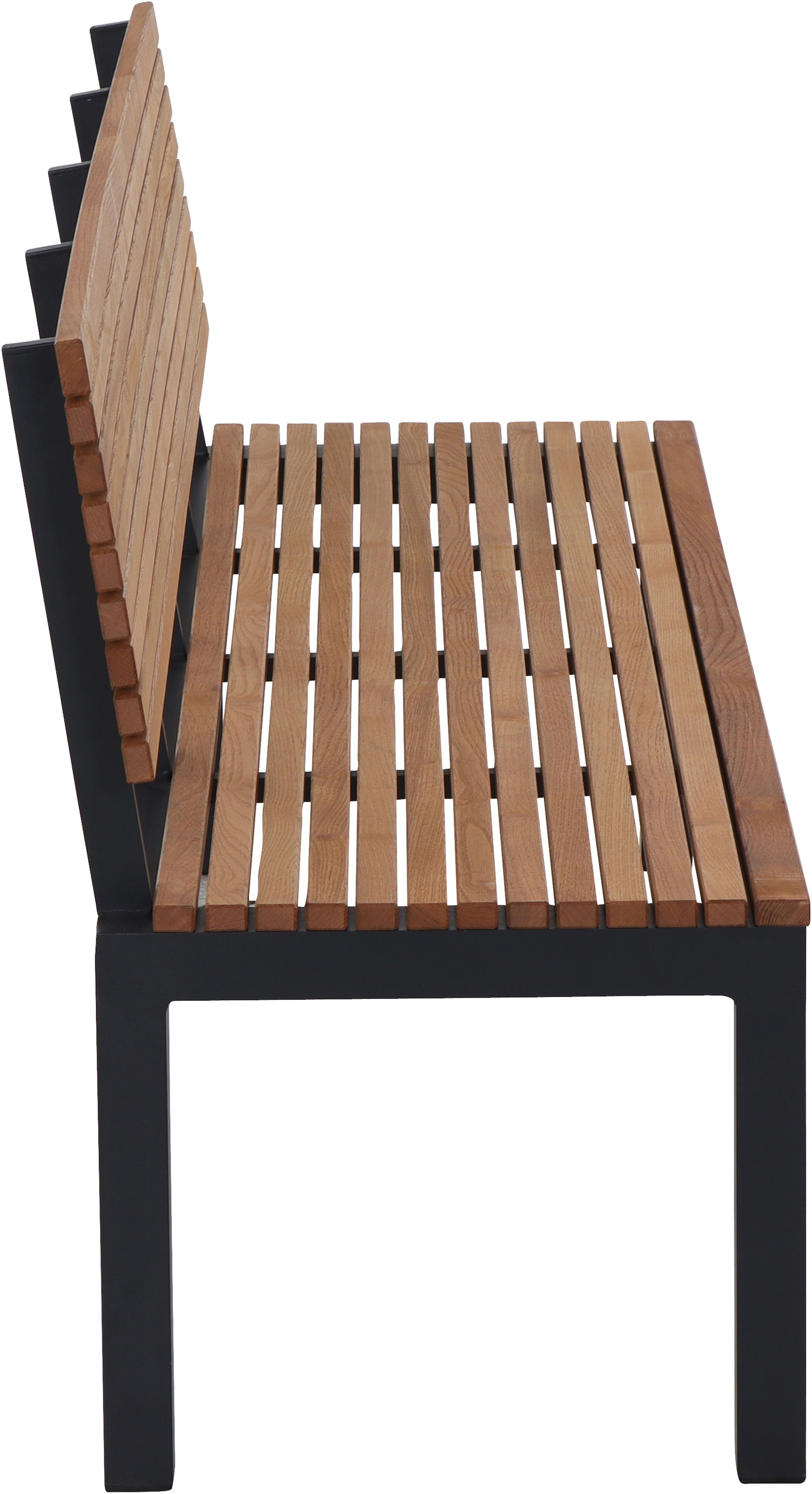 Siena Garden Gartenbank »Bozen 3er Aluminiumgestell anthrazit Robininenholz«, Flächen aus Robinienholz FSC® 100%