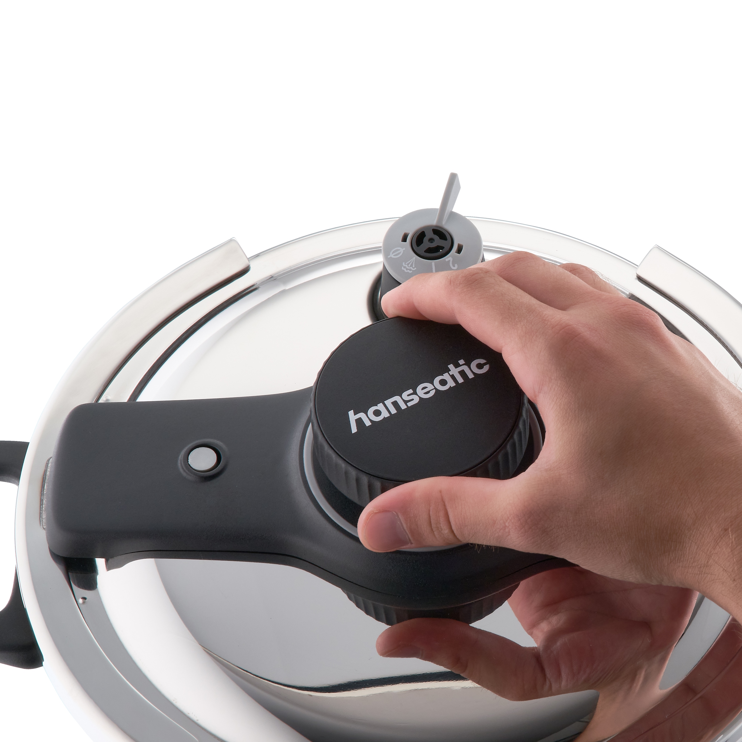 Hanseatic Schnellkochtopf »hanseatic« 4 Stk. tlg. Edelstahl 18/10