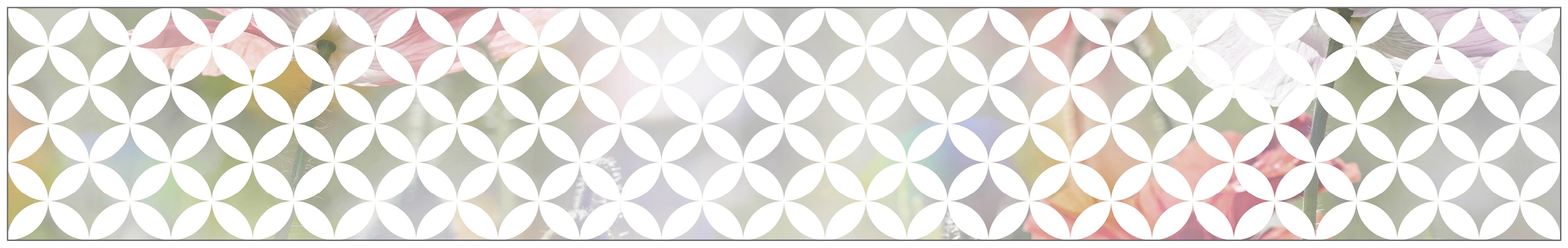 MySpotti Fensterfolie »Look Chadi white«, halbtransparent, glattstatisch  haftend, 200 x 30 cm, statisch haftend kaufen | BAUR