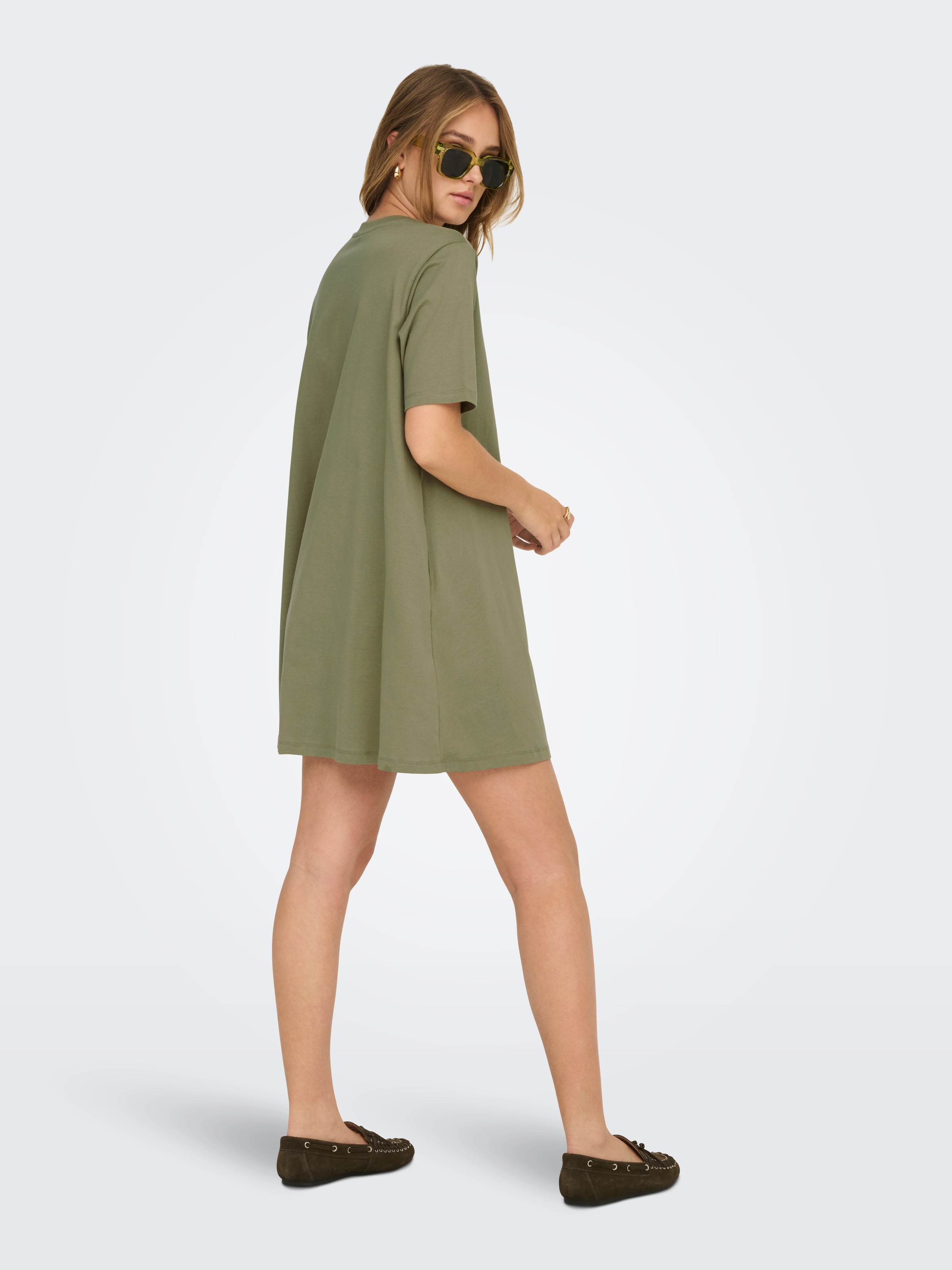 ONLY ONLMARA Short Sleeve Pocket Dress Mermaid M 3
