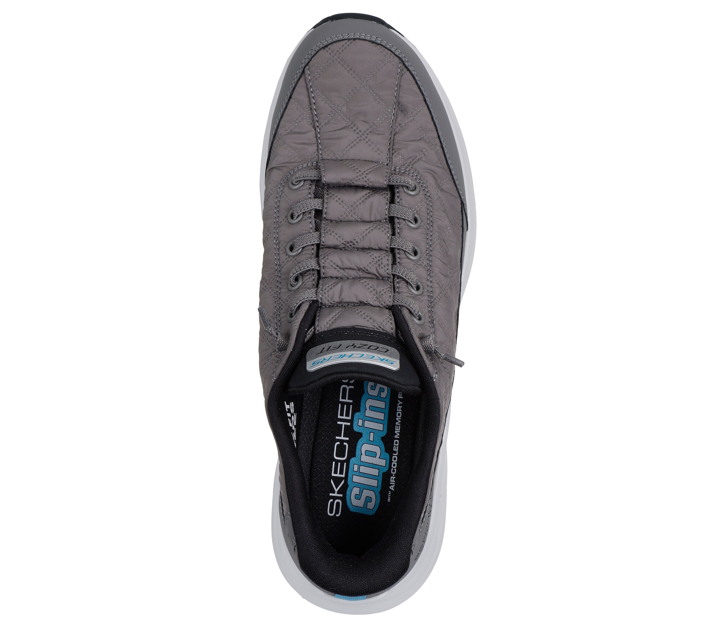 Skechers Slip-On Sneaker »CONTOUR FOAM«  Slipper, Schnürschuh in veganer Verarbeitung, Cozy Fit™-Komfort