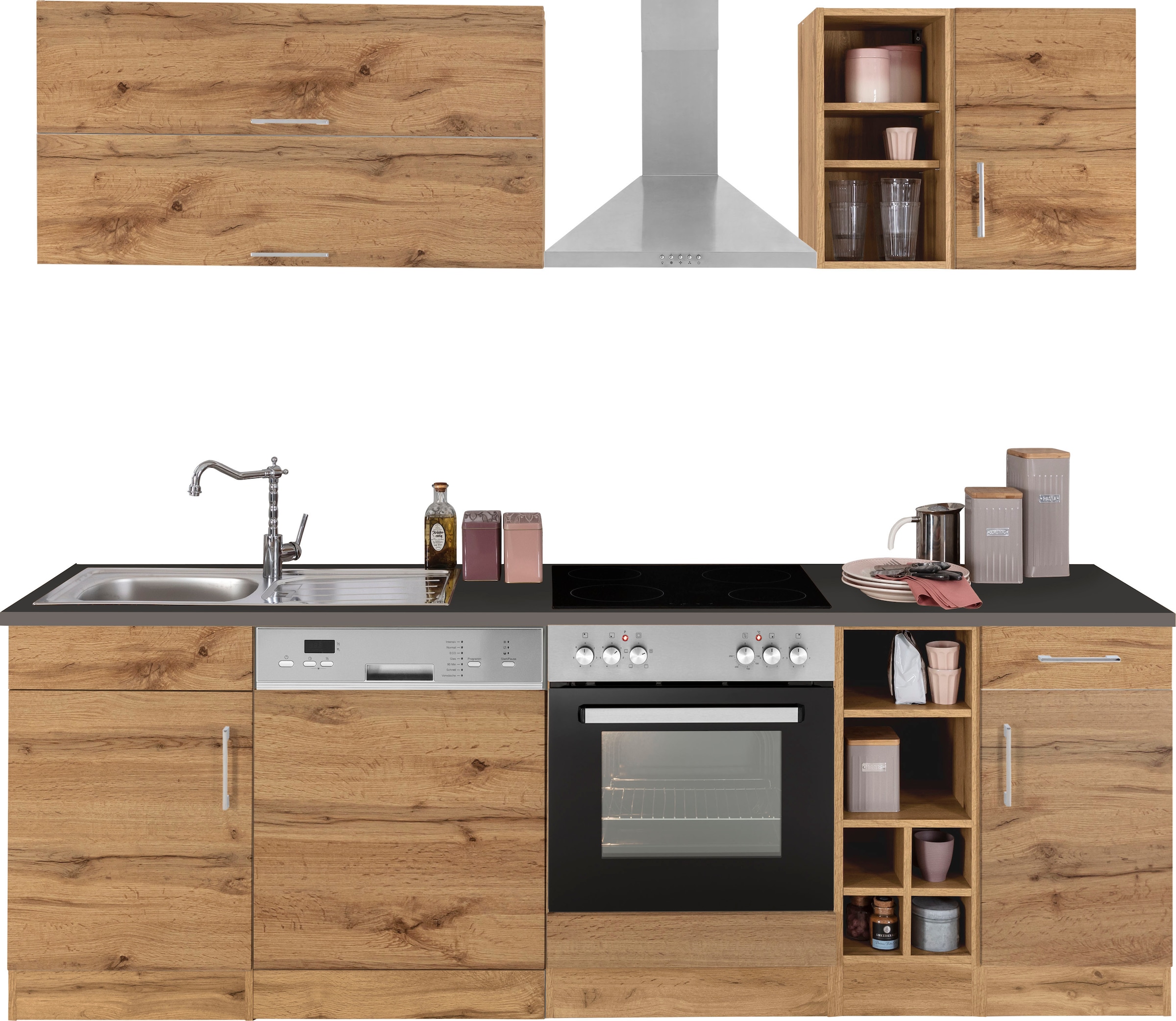 KOCHSTATION Küchenzeile "KS-Colmar", ohne E-Geräte, Breite 240 cm günstig online kaufen