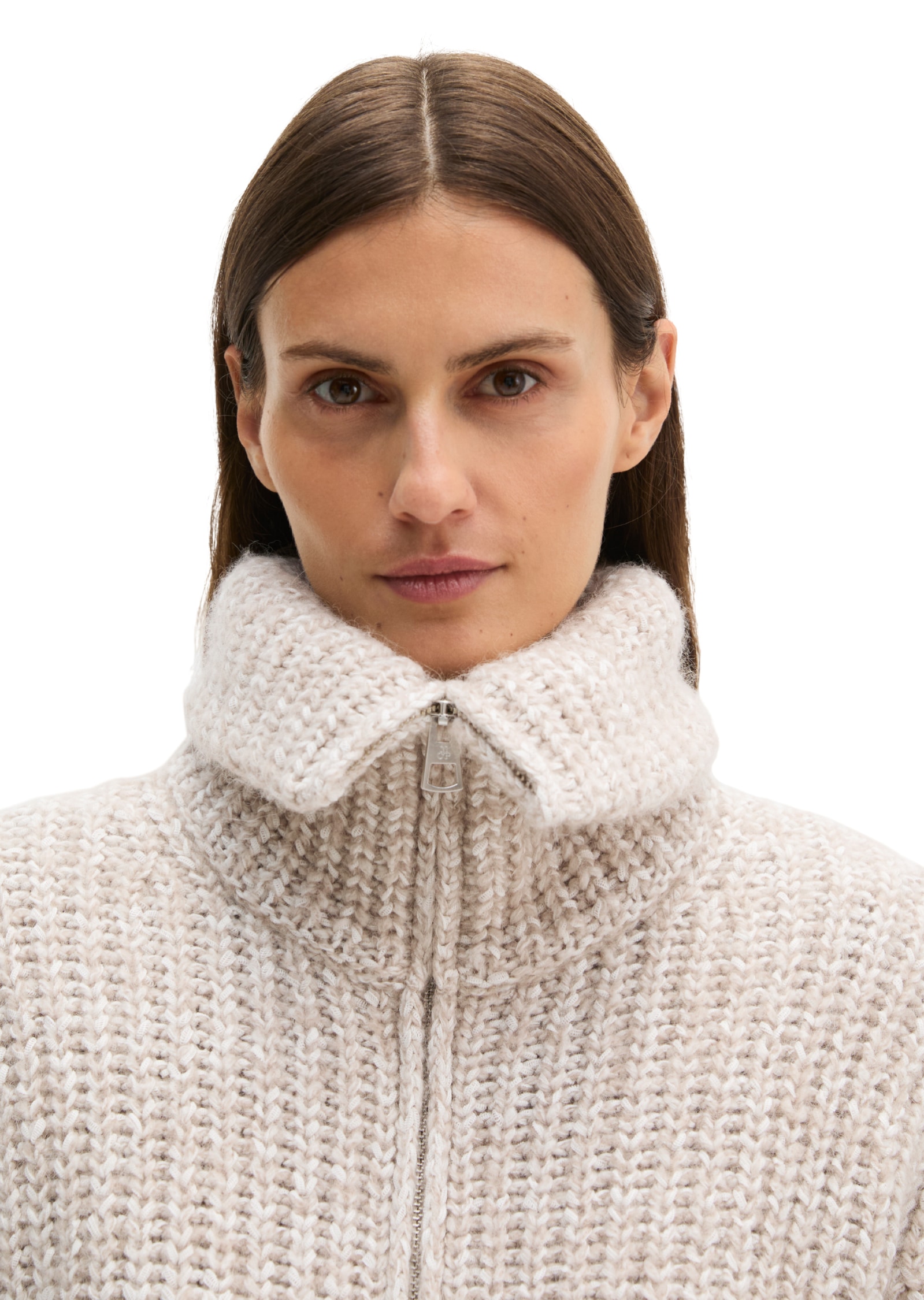 Marc O'Polo Cardigan relaxed aus weichem Bio-Baumwolle-Alpakawolle-Mix