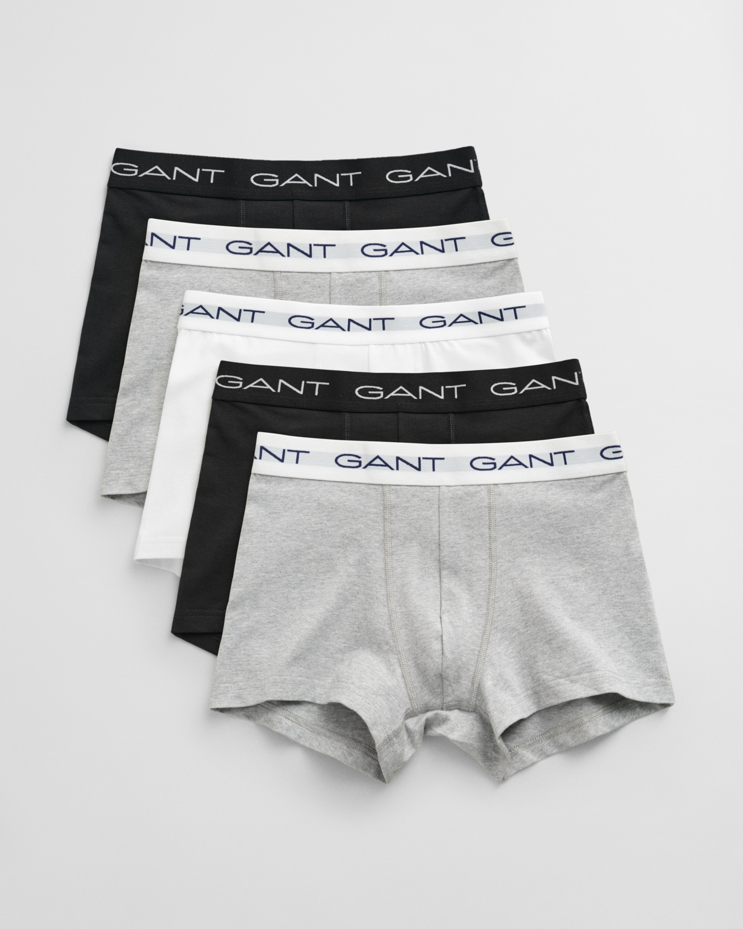 Gant Boxershorts »TRUNK 5-PACK«, (Packung, 5 St., 5), mit elastischem GANT-Logobund