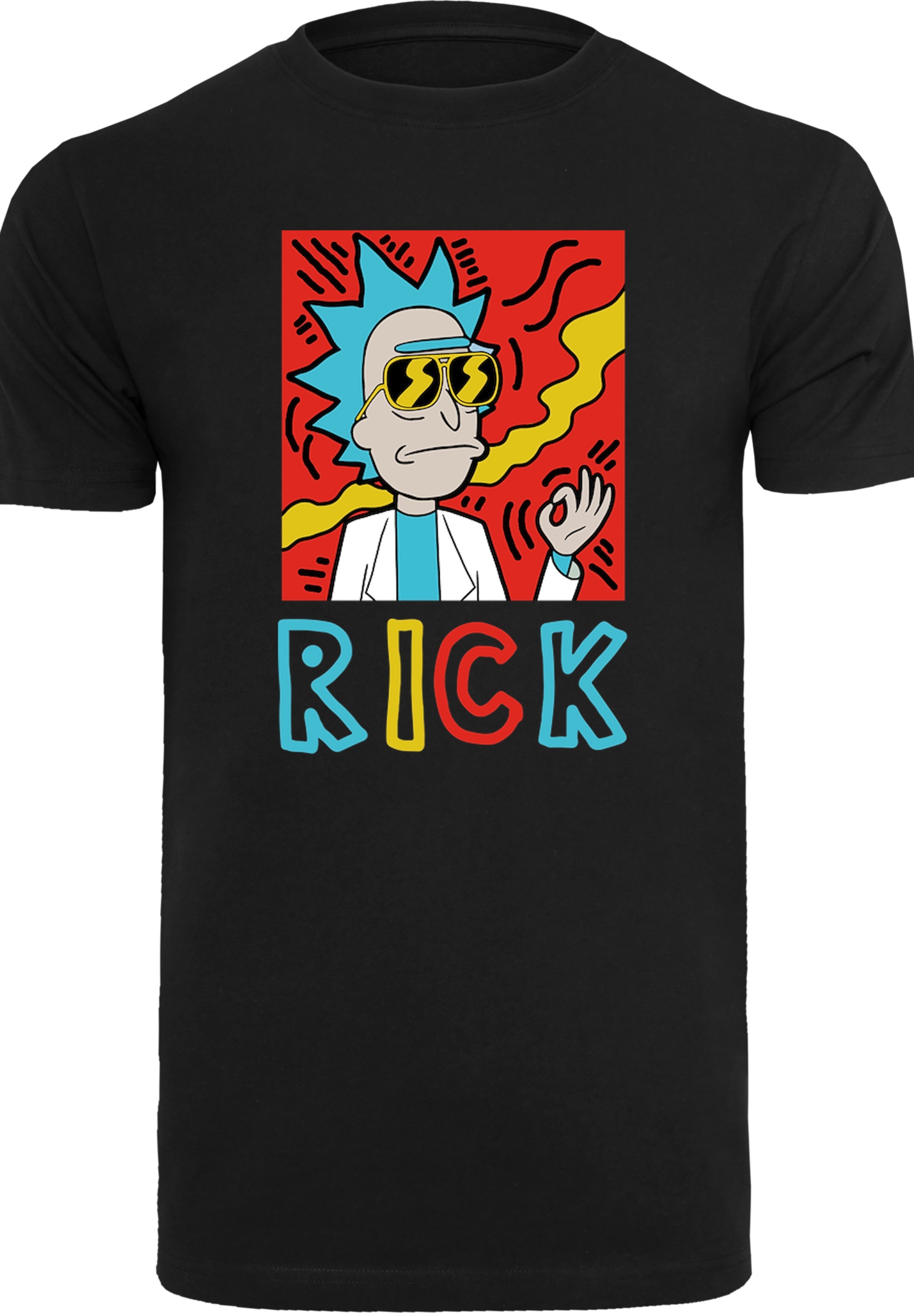 F4NT4STIC T-Shirt »Cool Rick - Rick and Morty«, Herren,Premium Merch,Regular-Fit,Basic,Bedruckt