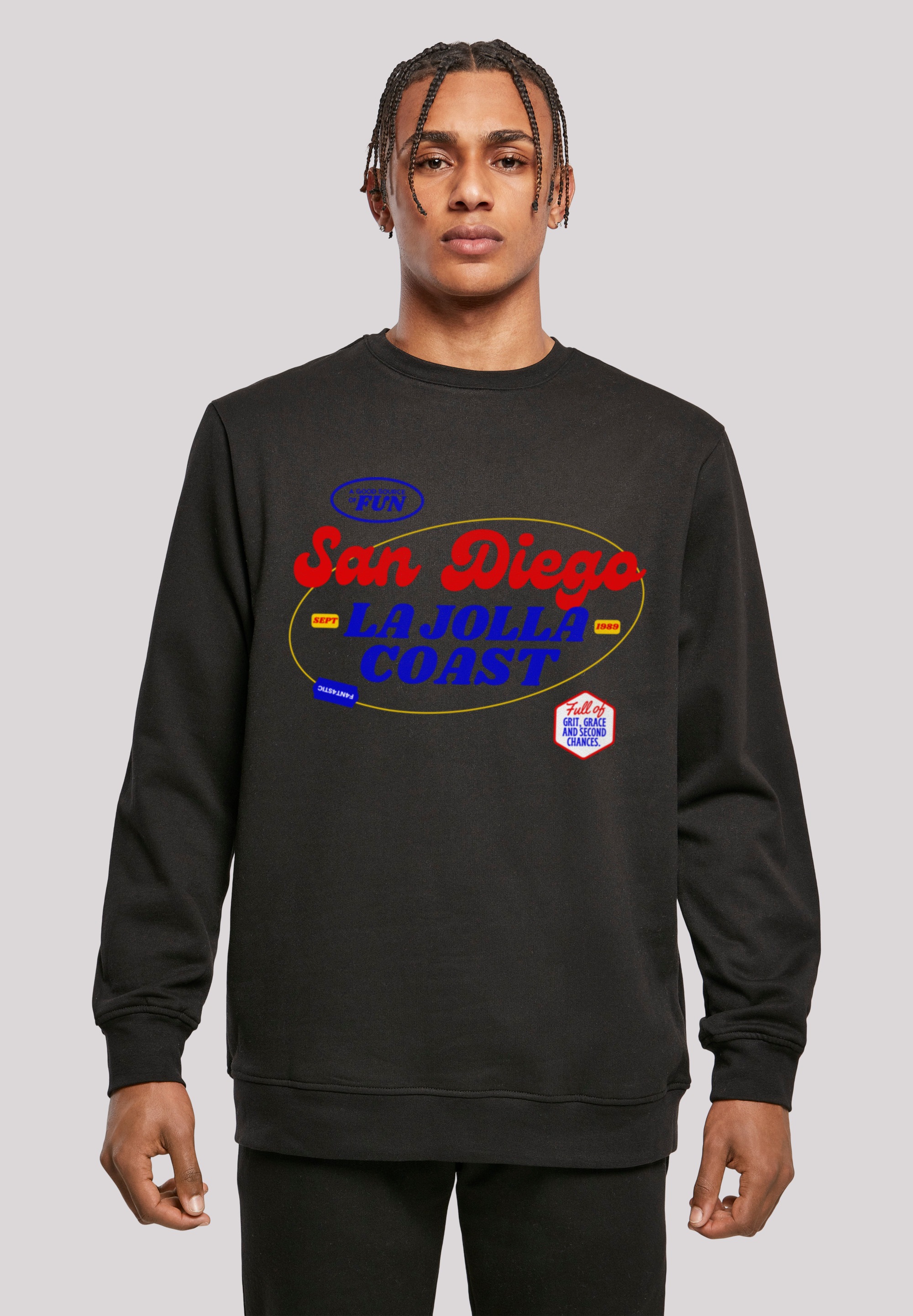 F4NT4STIC Kapuzenpullover »San Diego CREW«, Print