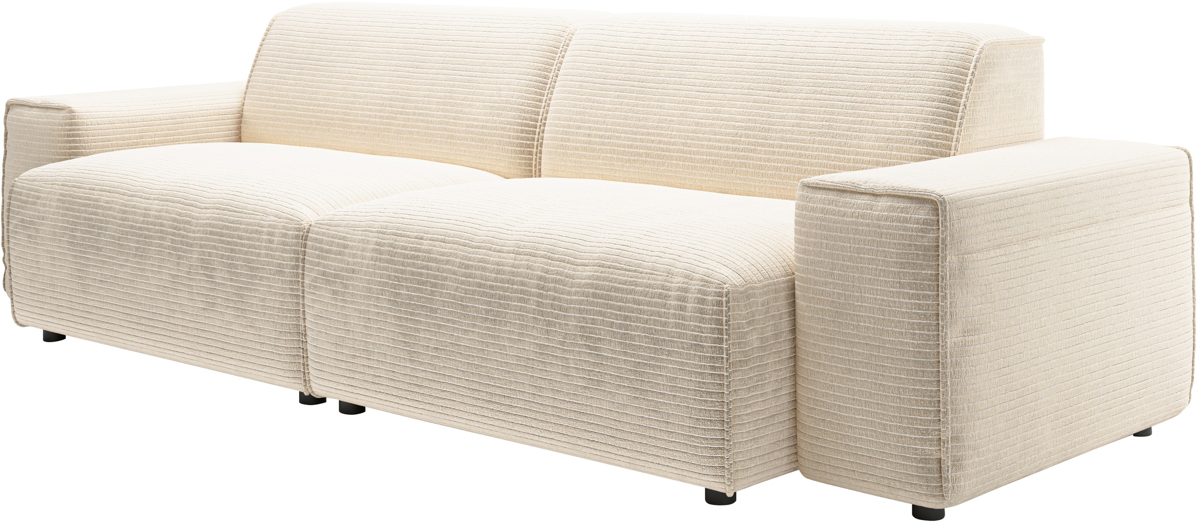 andas Big-Sofa »Glimminge  auch in Breitcord, Feincord + Easy care-Bezug,«, besondere Kedernähte Zierkissen