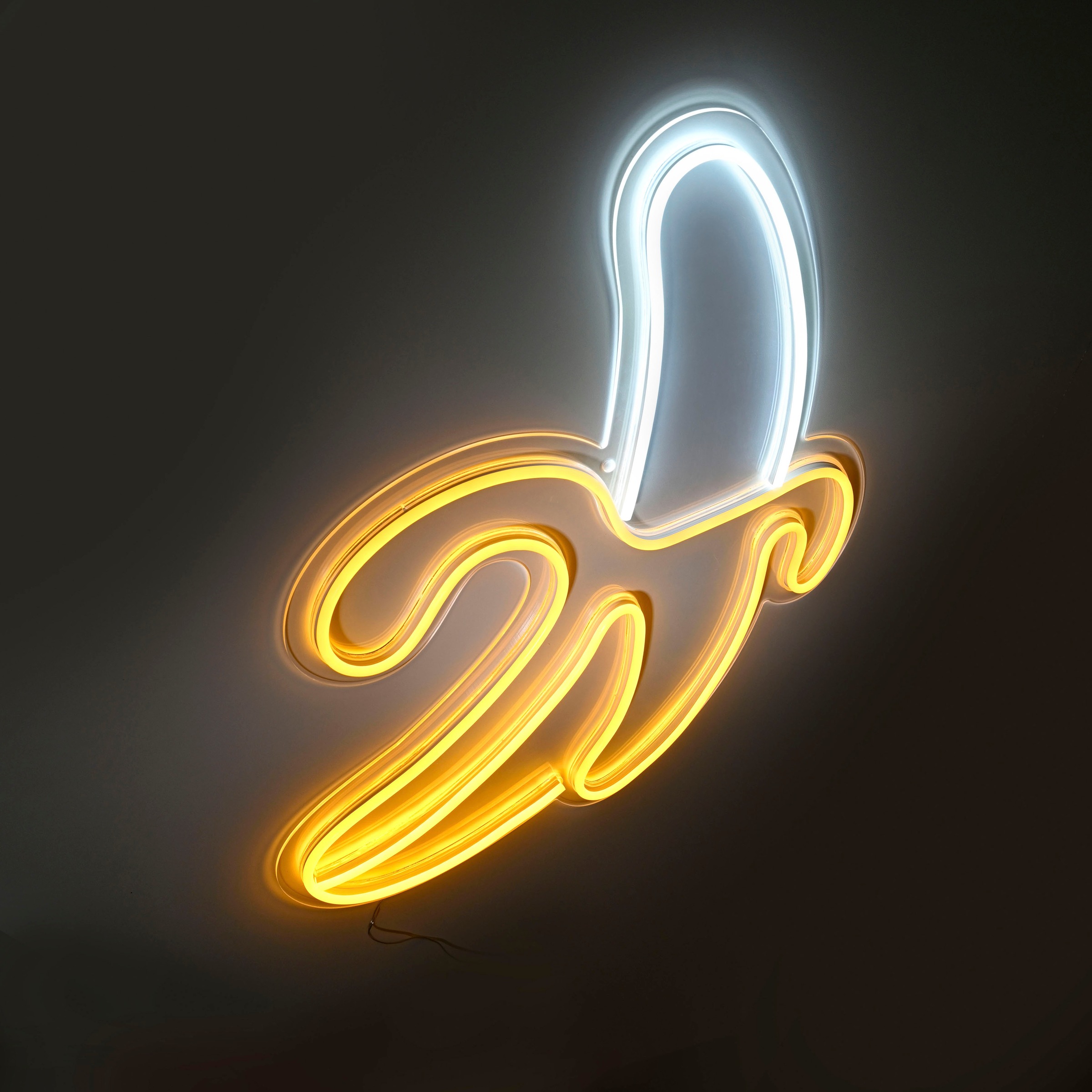 JUST LIGHT LED Wandleuchte »NEON-BANAN«, 1 flammig, Leuchtmittel LED-Board | LED fest integriert