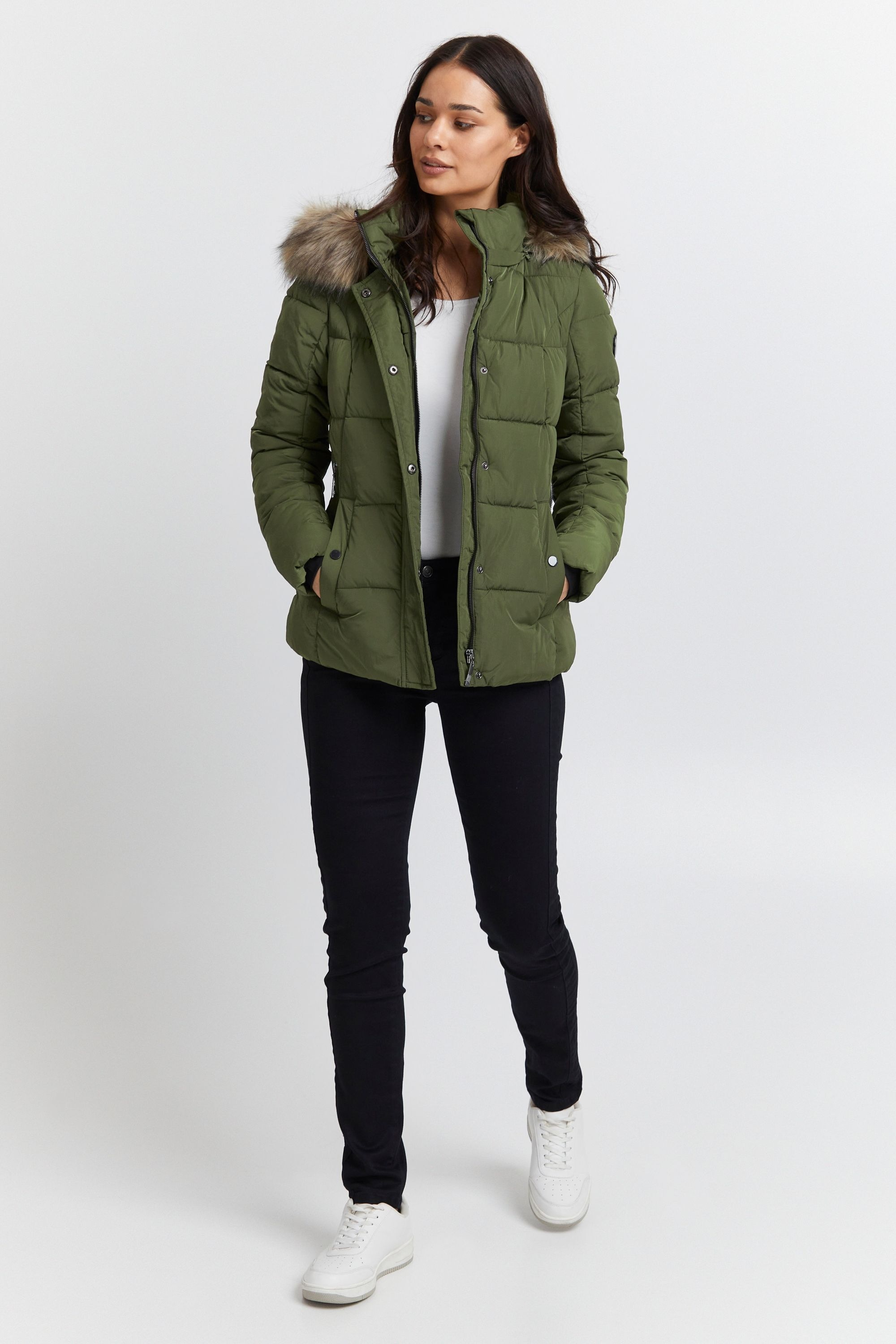 fransa Winterjacke »Winterjacke FRBac«, mit Kapuze