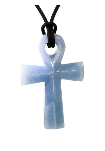 Adelia´s Kettenanhänger »Blauquarz Kreuz Edelstein Anhänger«, Kreuz Steinschmuck ist... kaufen