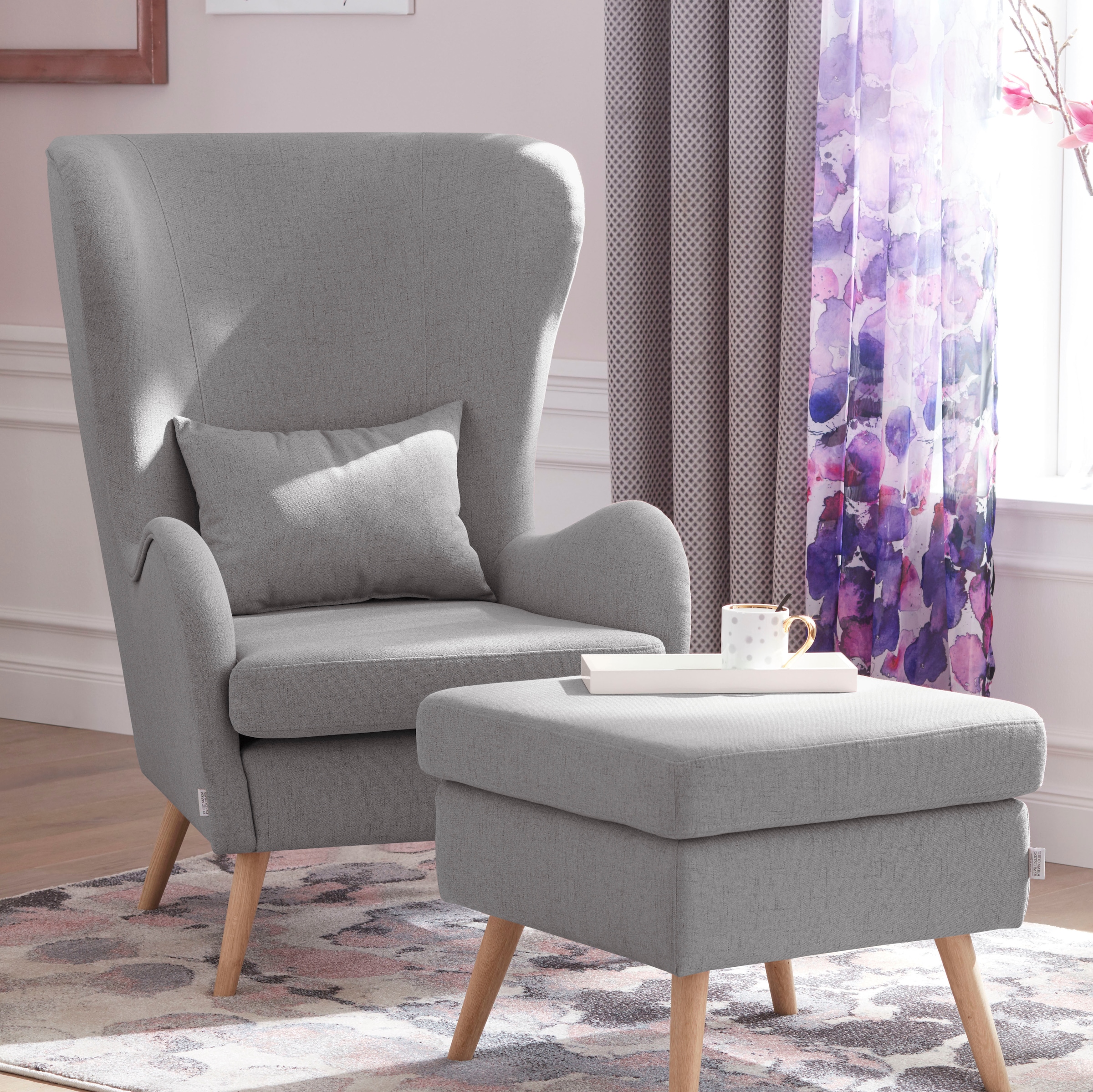 Home affaire Sessel "Salla auch in Fellimitat und Feincord, viele Bezugsart günstig online kaufen