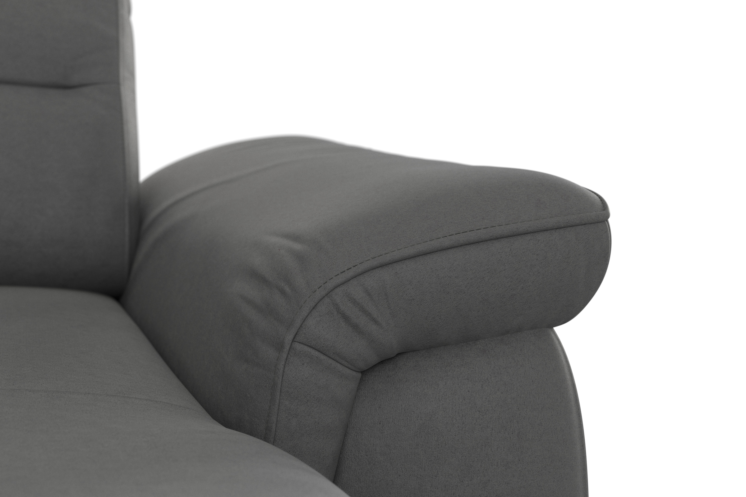 sit&more Wohnlandschaft »Sinatra U-Form« optional mit Kopfteilverstellung und Armteilfunktion, Metallfüße