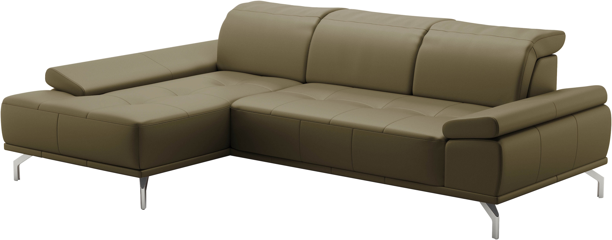 Places of Style Ecksofa »Caluna«, Inkl.Sitztiefenverstellung