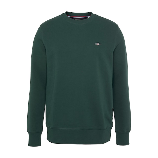 Gant Sweatshirt »REG SHIELD C-NECK SWEAT«, mit Logostickerei auf der Brust  ▷ kaufen | BAUR