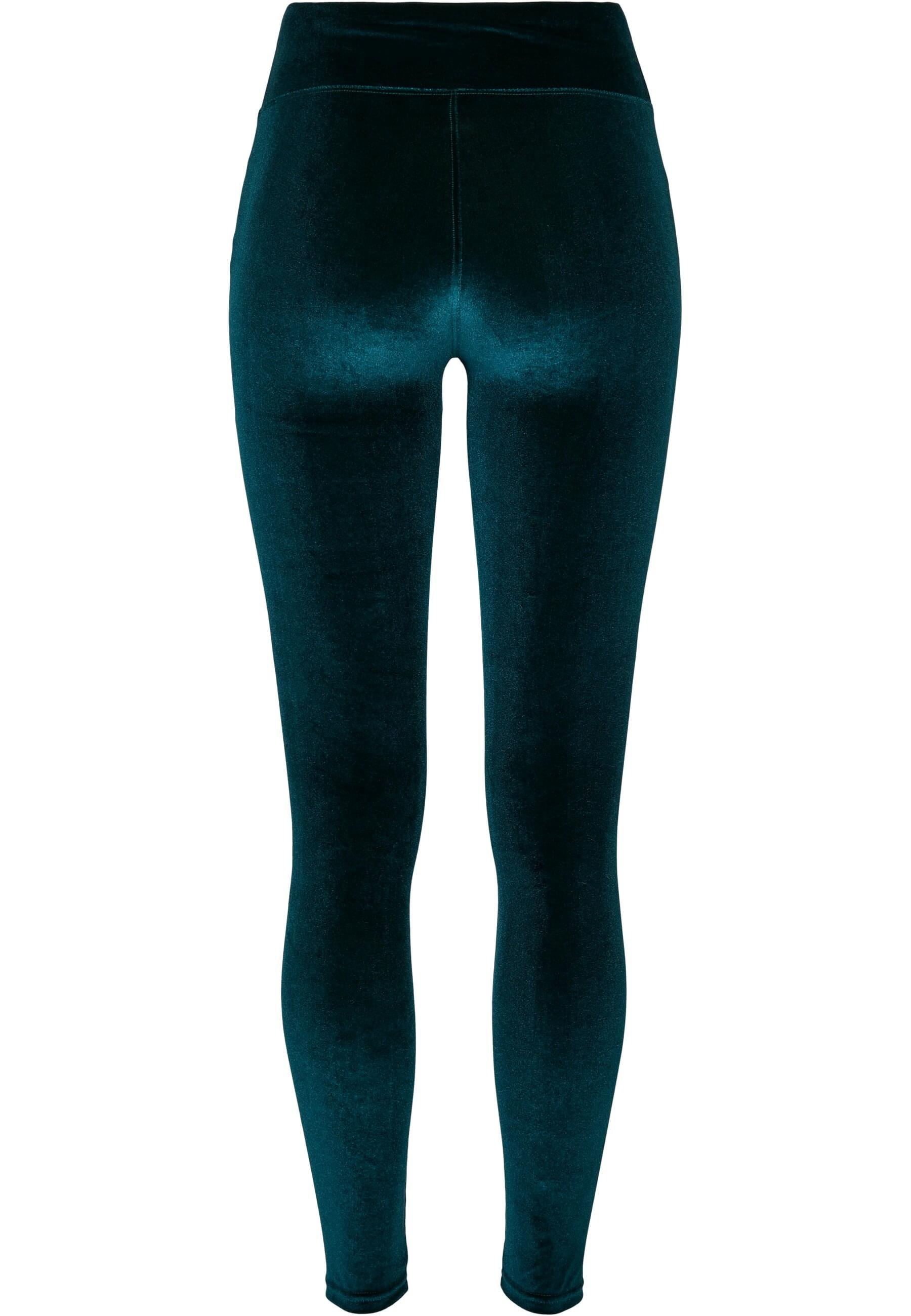 URBAN CLASSICS Leggings »Urban Classics Damen Ladies High Waist Velvet Leggings«, (1 tlg.)