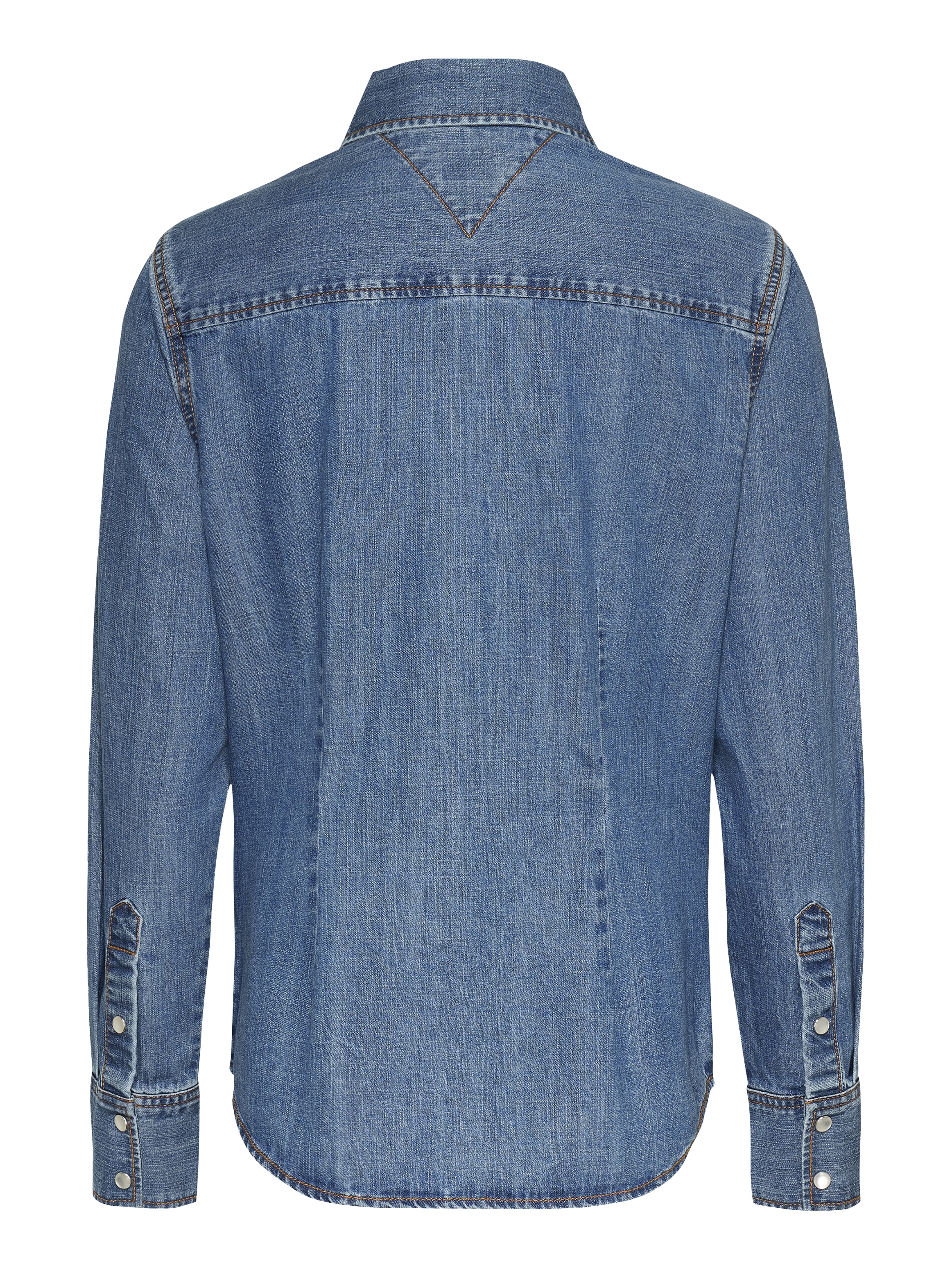 Tommy Jeans Jeansbluse »REGULAR WESTERN SHIRT«, mit Logostickerei