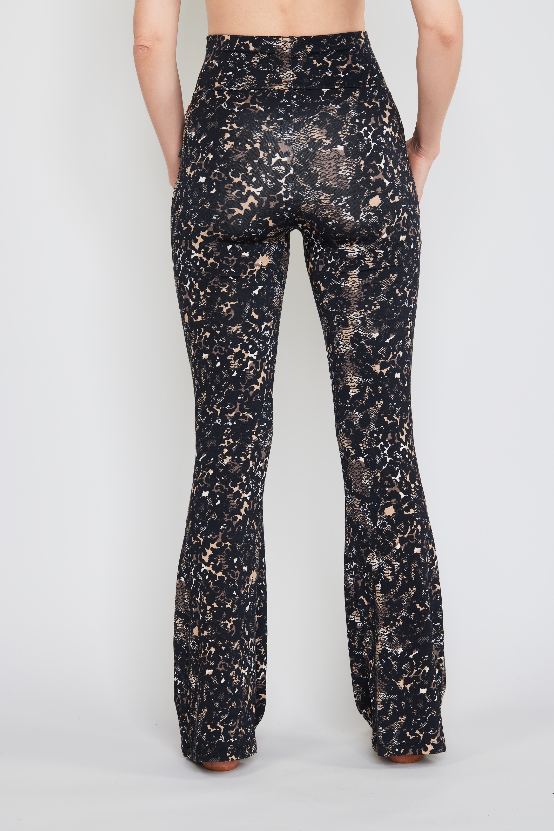 JOOP! Jeans Leggings »After Dark (JOOP! Jeans)«, Animal-Look, Flare Fit, elastischer Bund