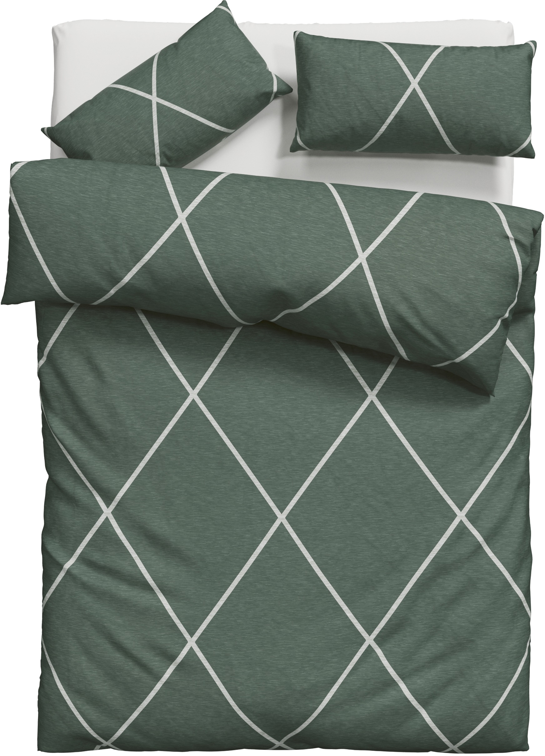 Leonique Bettwäsche "Belle" 2 Stk. tlg. Renforcé Qualität, Reißverschluss günstig online kaufen