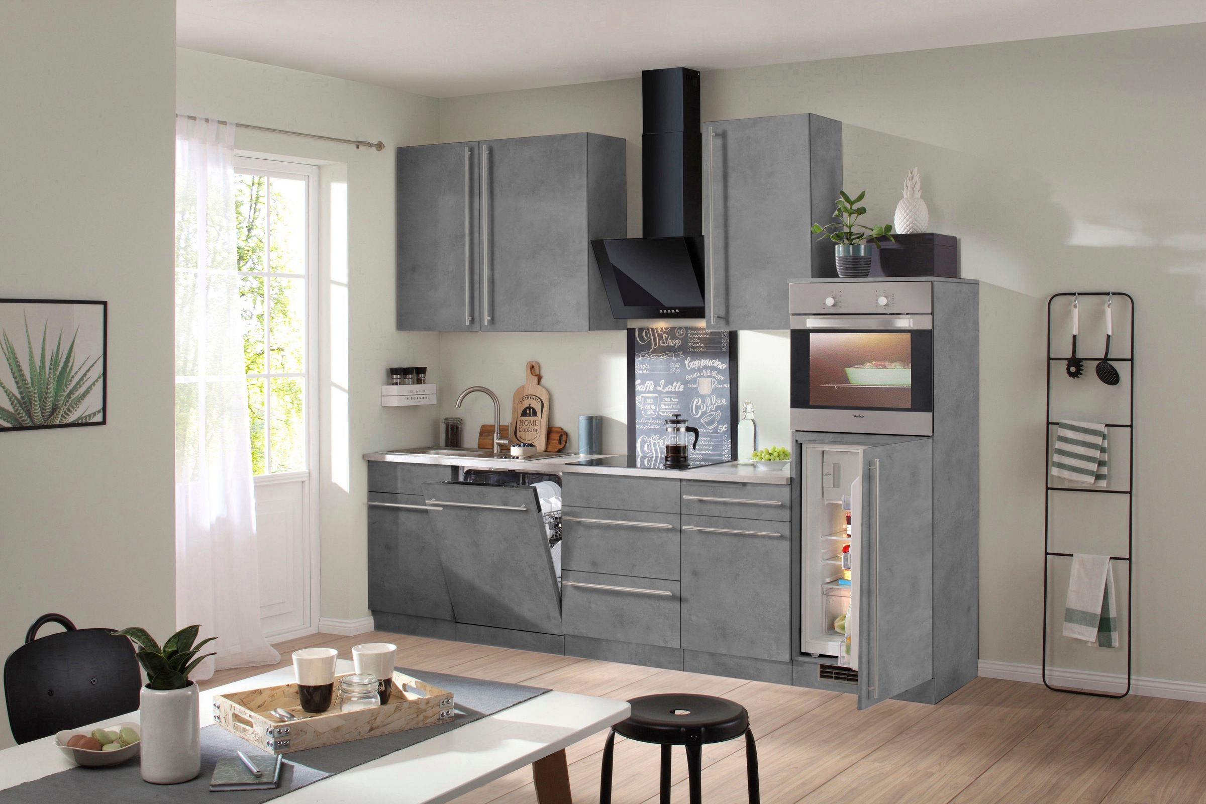 wiho Küchen Hängeschrank "Chicago, TOPSELLER" 50 cm breit, 90 cm hoch, für günstig online kaufen