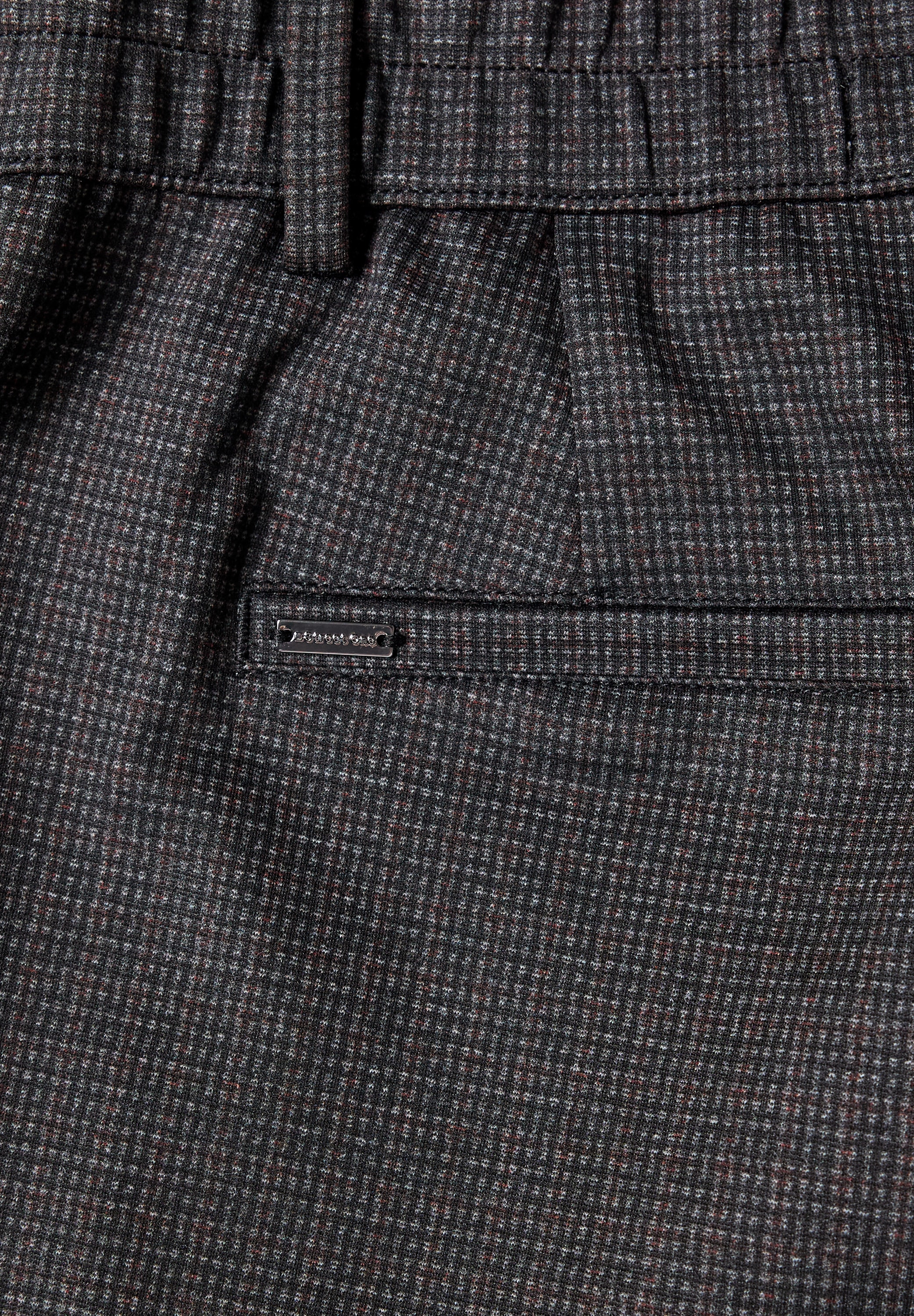 STREET ONE Chinohose  im Casual Fit und mit Minimalmuster