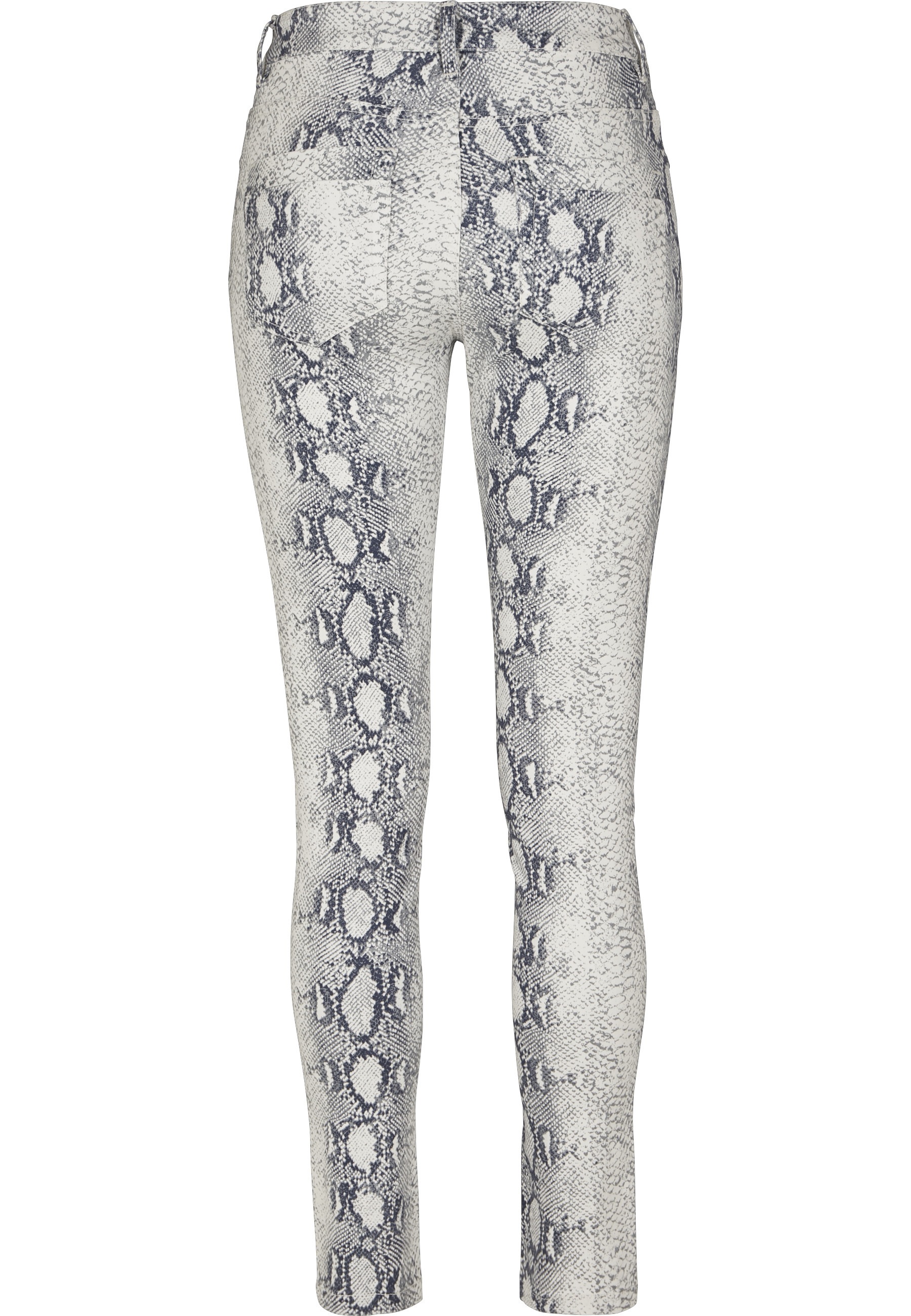 URBAN CLASSICS Stoffhose "Urban Classics Damen Ladies Animal Stretch Twill günstig online kaufen