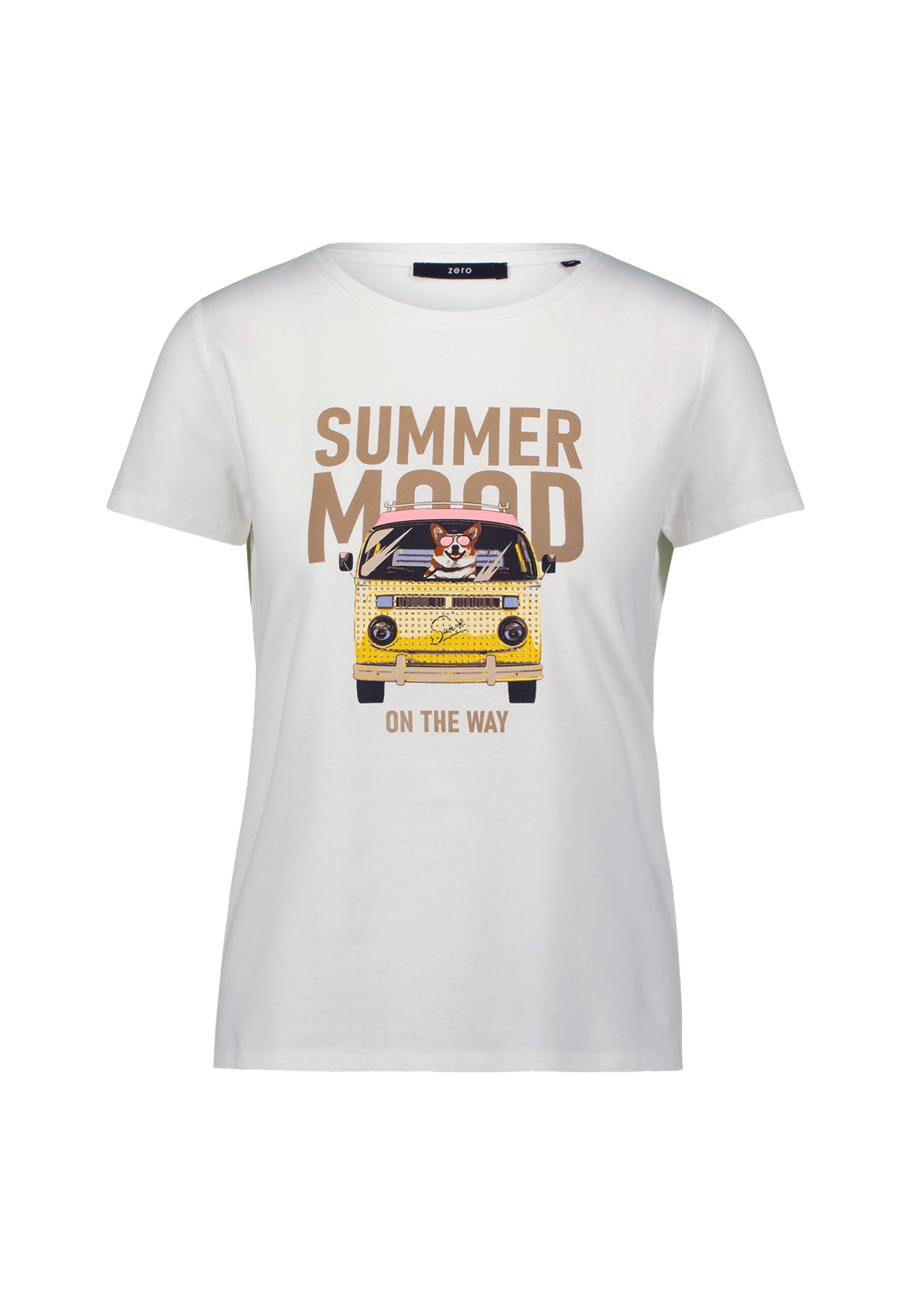 Zero Kurzarmshirt »zero Damen Shirt mit Summer Mood Print«, (1 tlg.), weiteres Detail