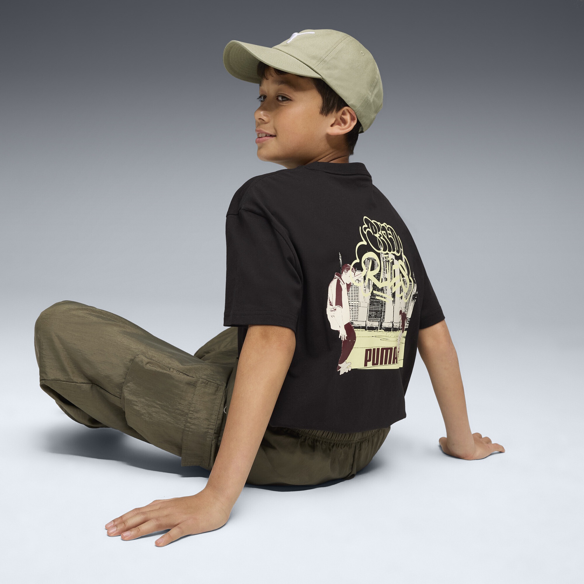 PUMA T-Shirt »MID90s Graphic T-Shirt II Jungen«