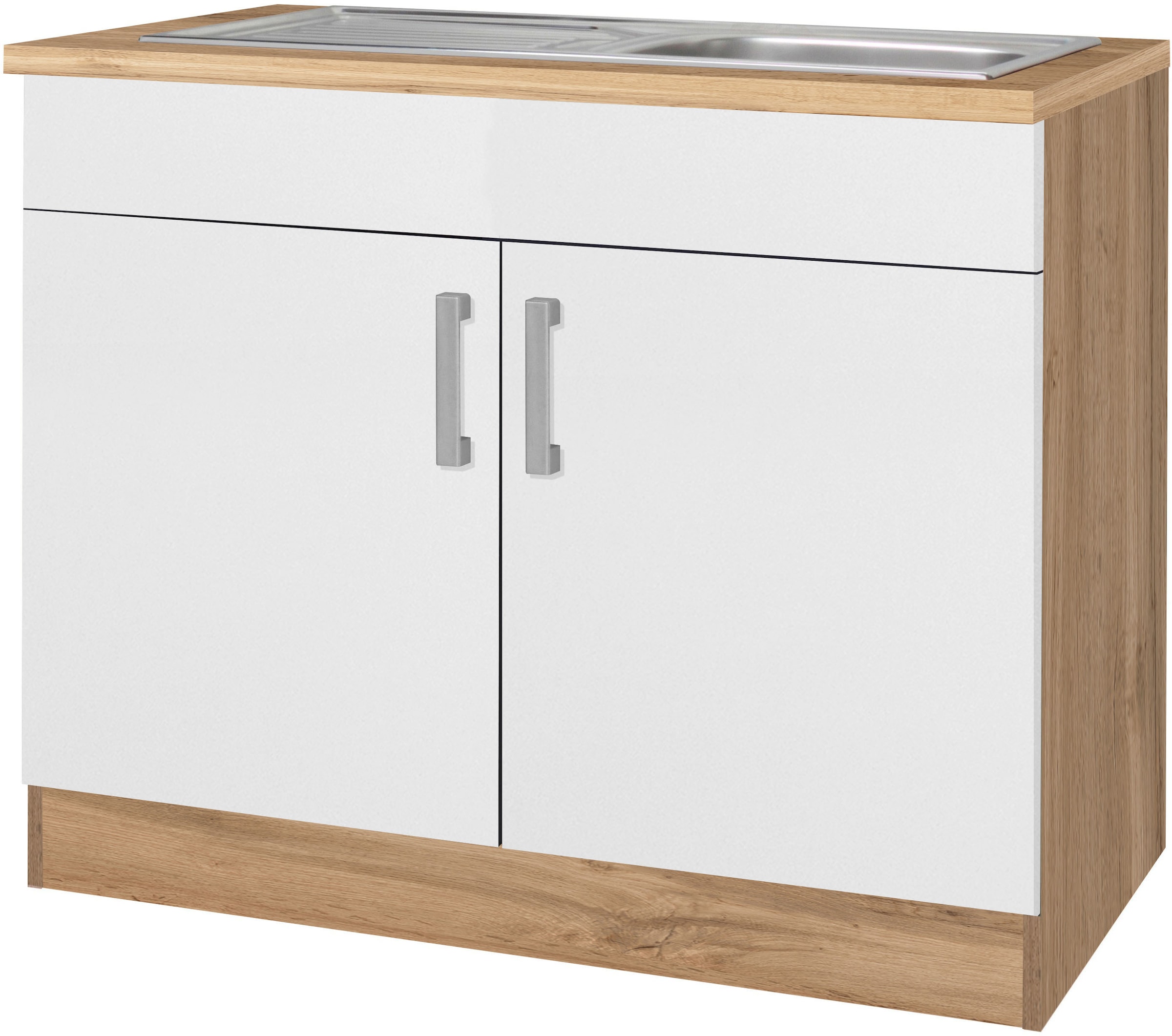 KOCHSTATION Spülenschrank »KS-Toronto, Breite 100 cm«