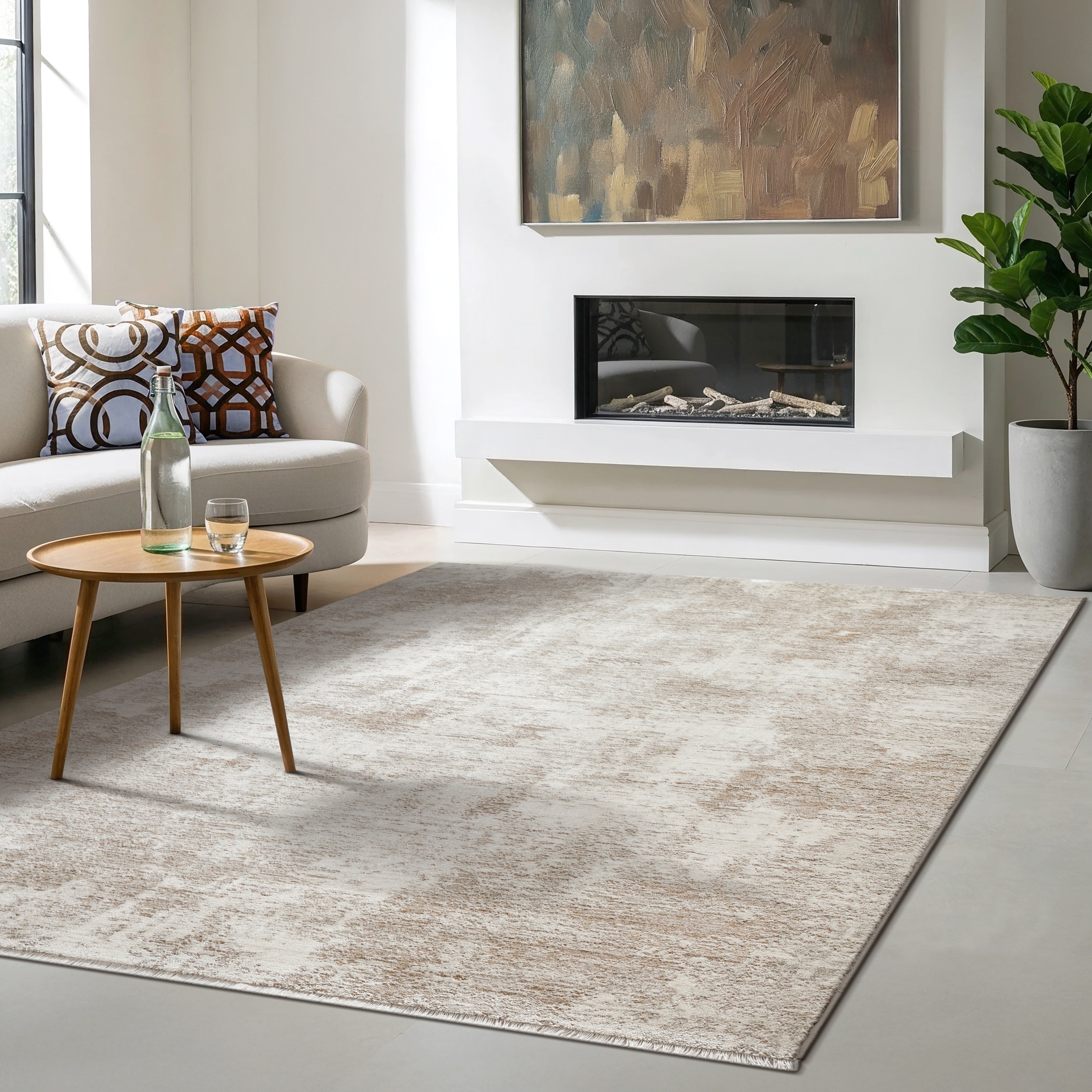 the carpet Designteppich "Nuvra" rechteckig 15 mm Höhe abstrakt