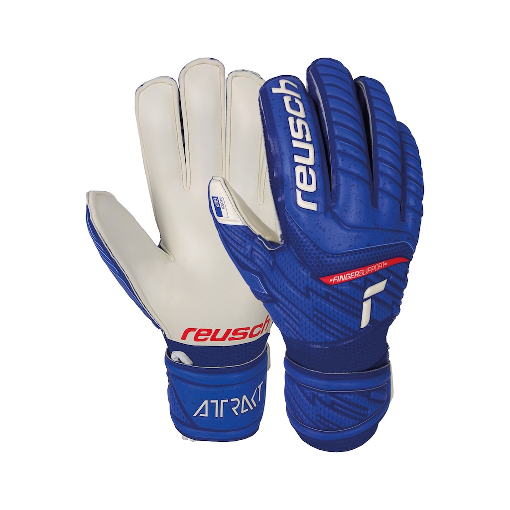 Reusch Torwarthandschuhe »Attrakt Grip Finger Support«, mit praktischem Fingerschutz