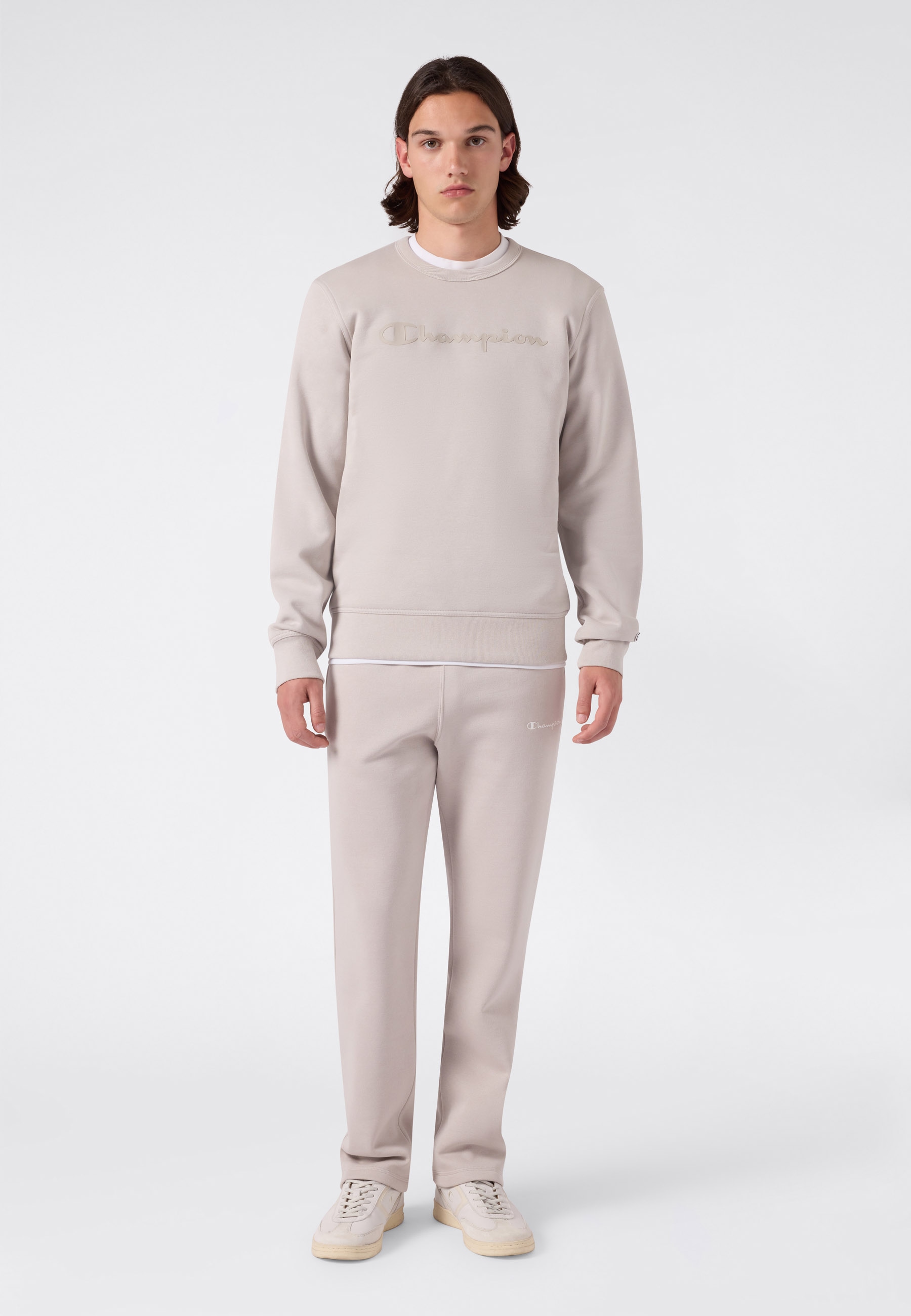 Champion Sweatshirt »SPORTWEAR CREWNECK Standard Fit«, Langarm-Design, aus Baumwolle und Polyester, Standard Fit
