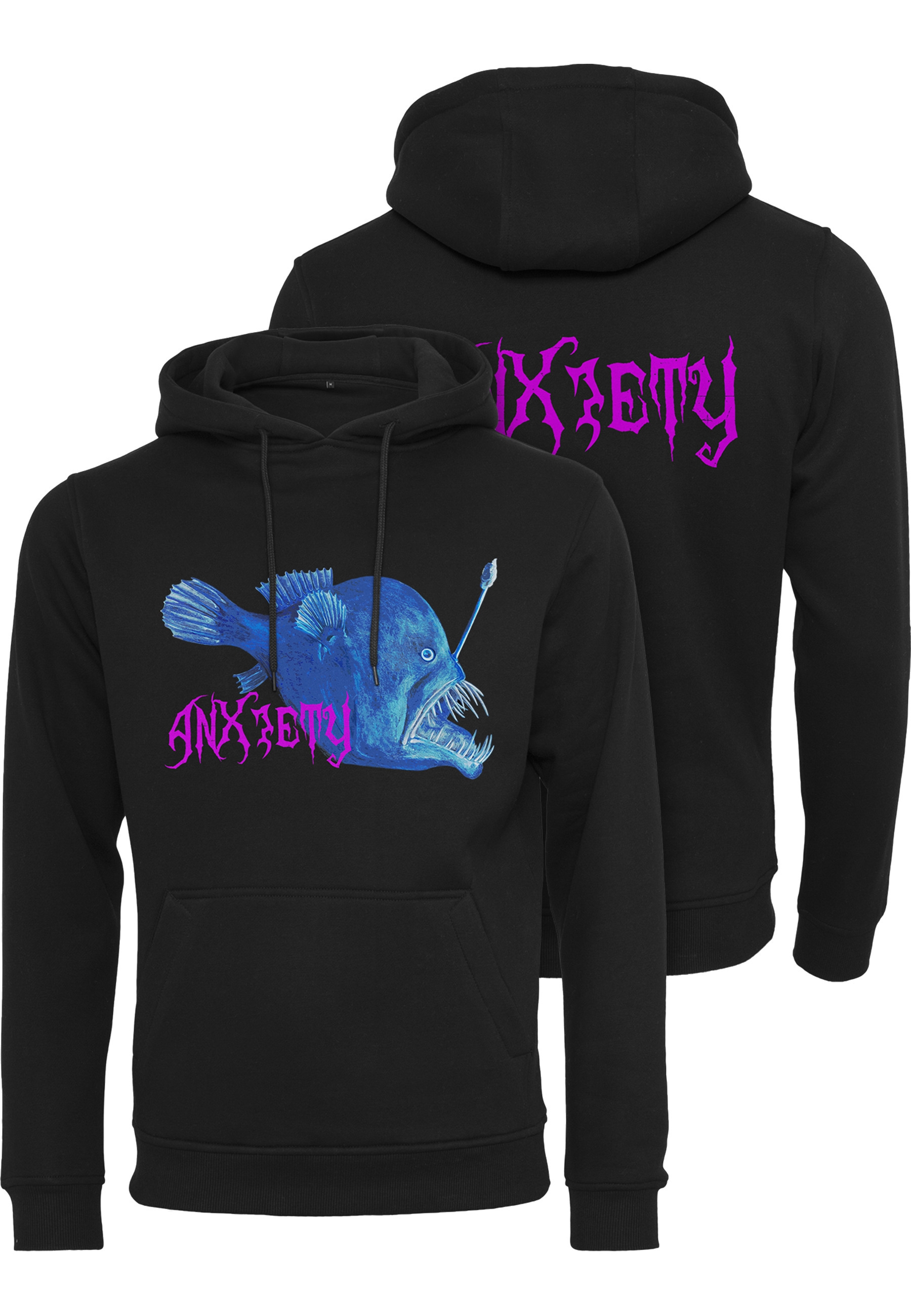 MisterTee Kapuzensweatshirt "MisterTee Herren Anxiety Hoody", 1 Stk. günstig online kaufen