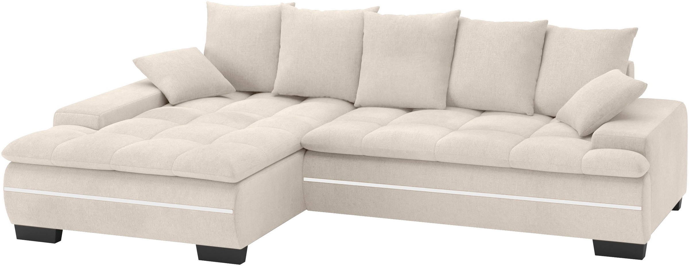 Mr. Couch Ecksofa "Haiti II, L-Form", RGB-LED Beleuchtung, Kaltschaum, wahl günstig online kaufen