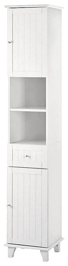 welltime Hochschrank "Venezia Landhaus" Badmöbel, aus massiver Kiefer, 2 Tü günstig online kaufen
