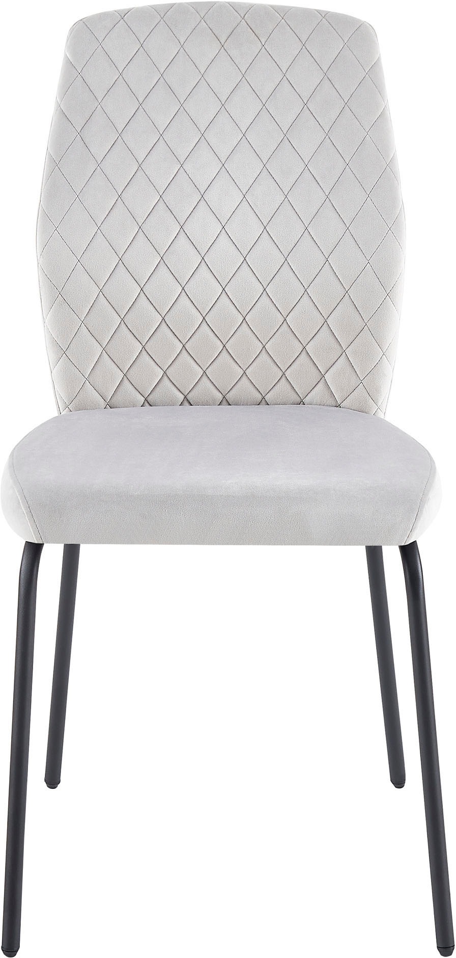 SalesFever 4-Fußstuhl "Esszimmerstuhl mit elegantem Stil" (Set) 2 Stk.2er S günstig online kaufen