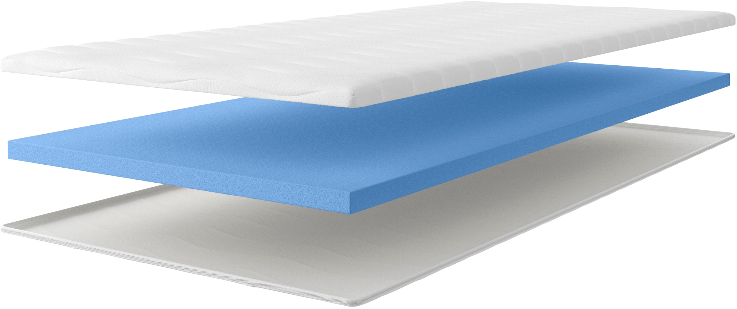 OTTO home Topper »Tornby Topper 90x200 cm,180x200 cm, in 4 Härtegraden, Tencel™ Bezug« Matratze & Boxspringbett, Hausstauballergiker geeignet, langlebig
