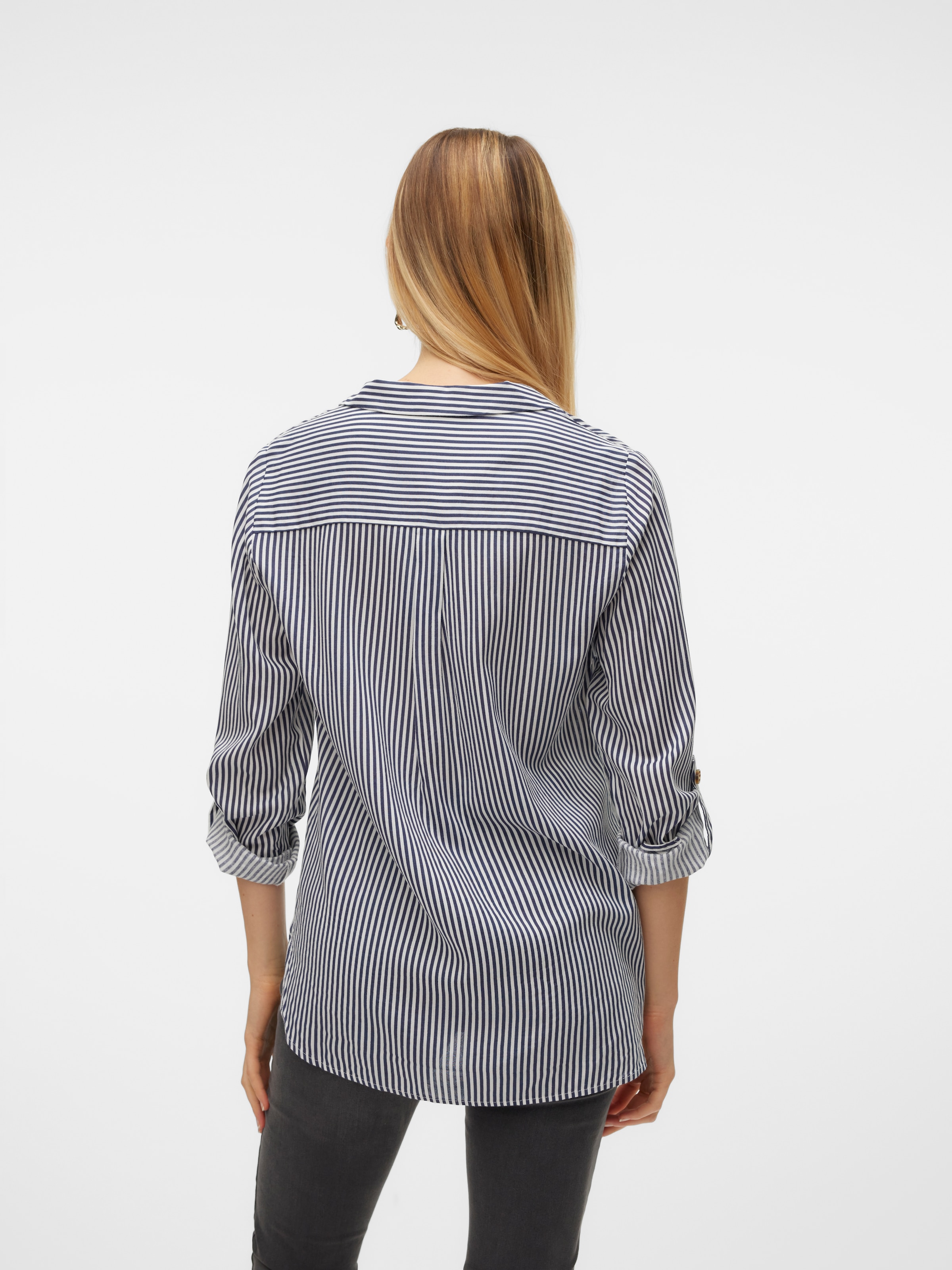 Vero Moda »VMBUMPY L/S SHIRT NEW WVN GA NOOS« Viskose, regular fit