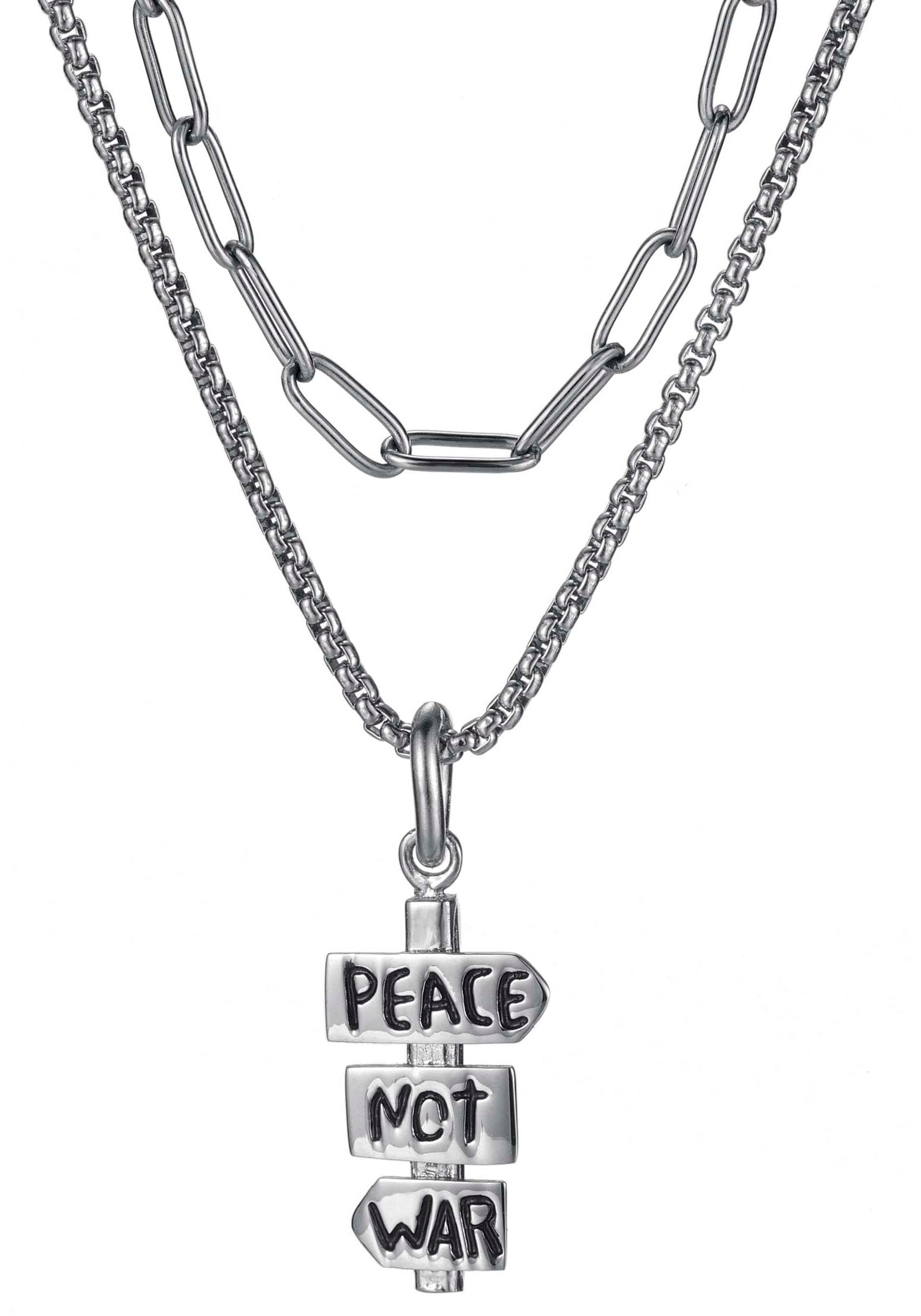 Firetti Kette mit Anhänger »Schmuck Geschenk, Peace«, (Set, 1 tlg.), zu  Kleid, Shirt, Jeans, Sneaker! Anlass Geburtstag Weihnachten für kaufen |  BAUR