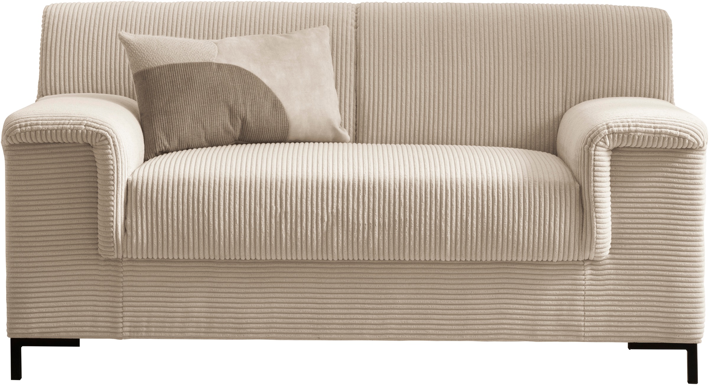 INOSIGN 1,5-Sitzer »Jamie 2 B/T/H: 144/81/76 cm, auch in Cord«, zeitlos, modern, mit komfortablem Federkern