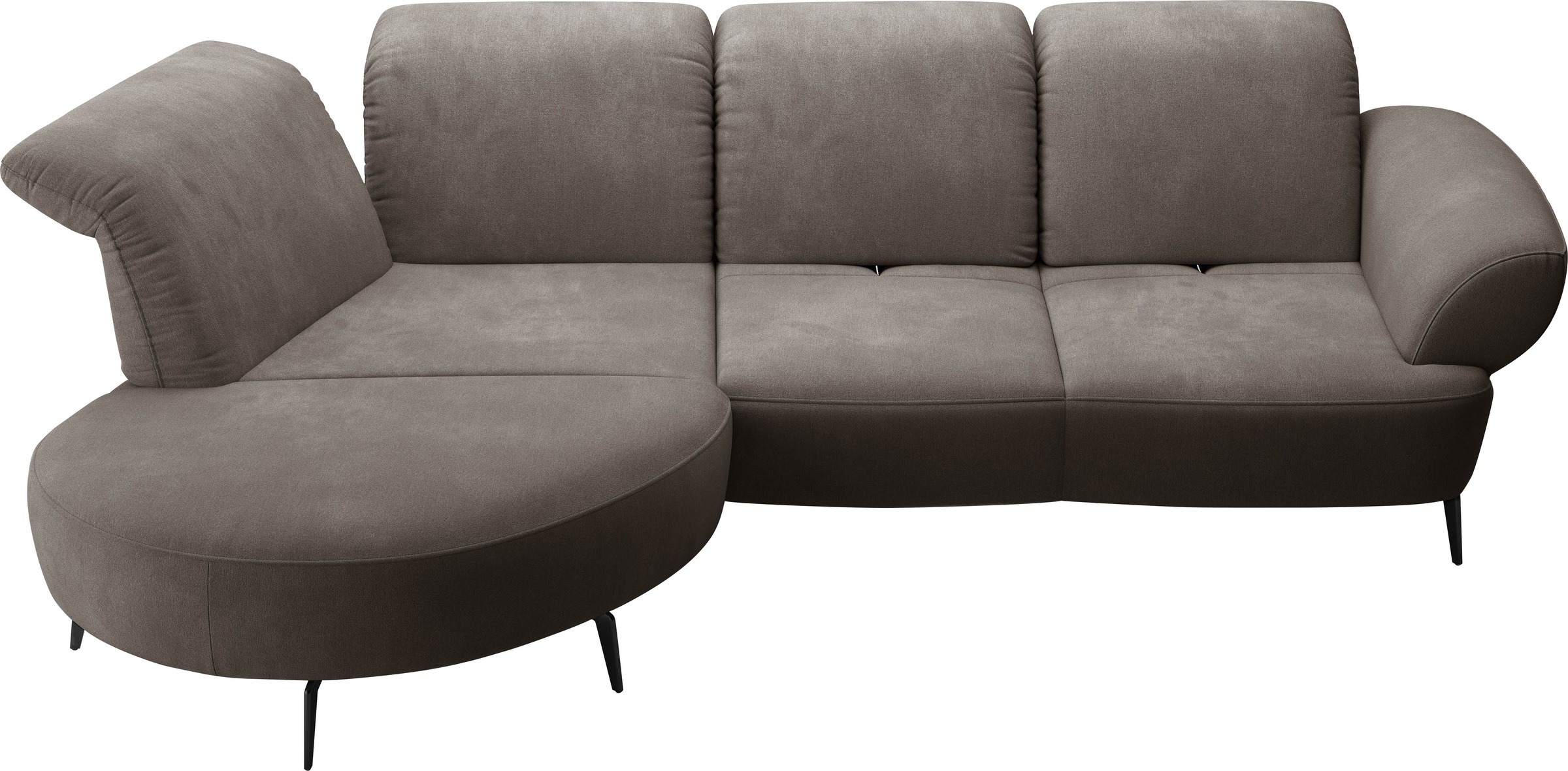 sit&more Ecksofa "Dance", inkl.System Click&Seat und Sitztiefenverstellung günstig online kaufen