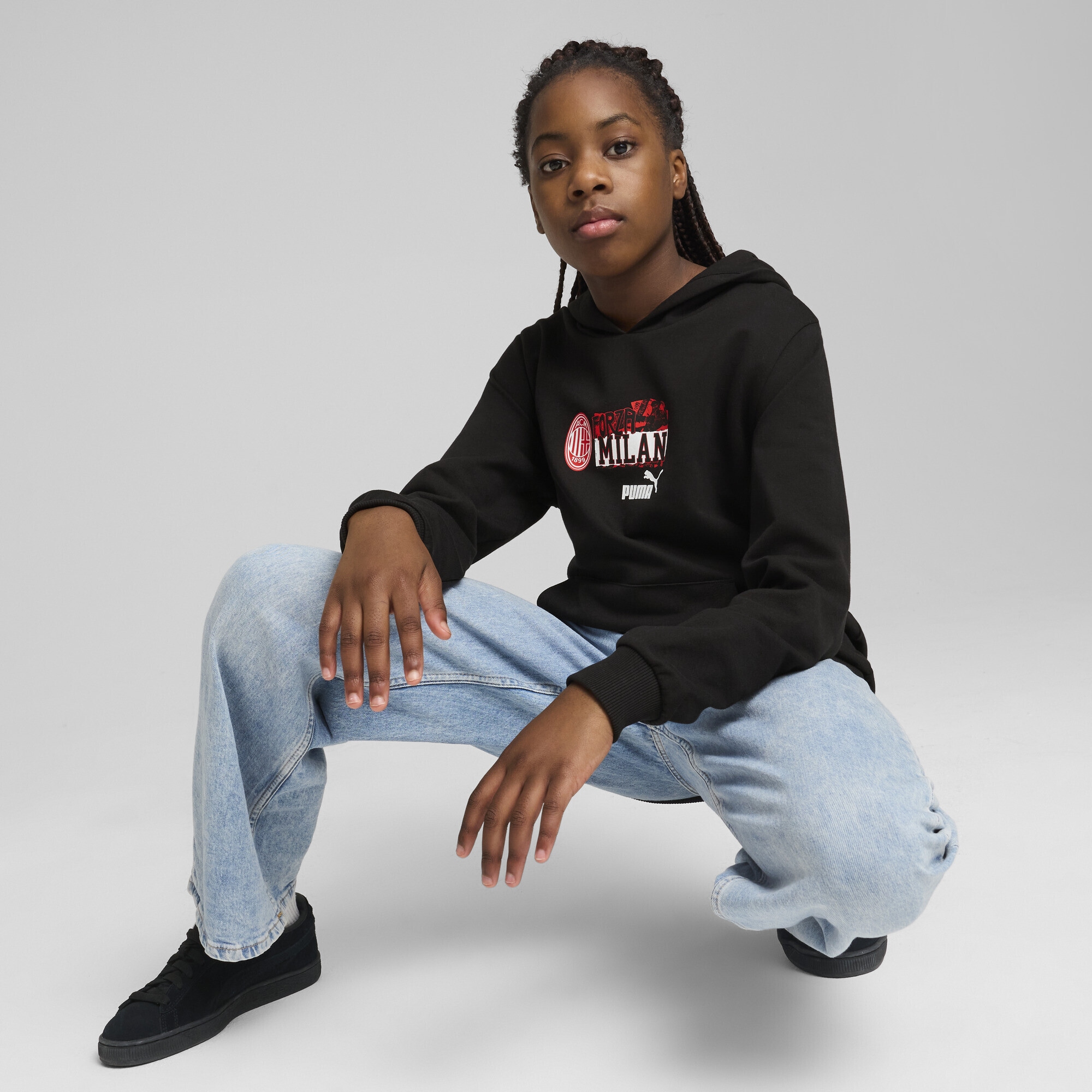 PUMA Trainingspullover »AC Milan ftblNRGY Hoodie Jugendliche«