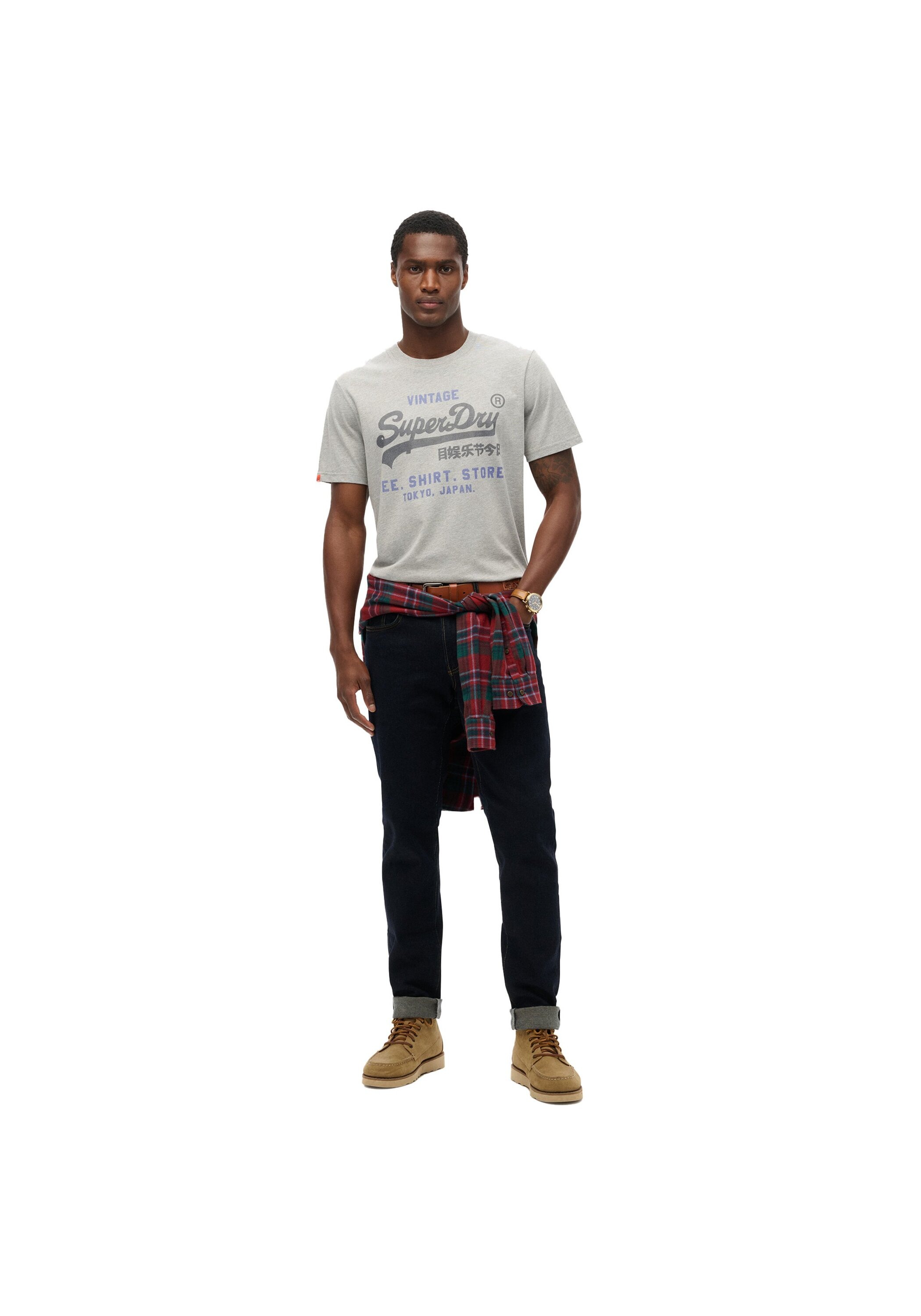 Superdry T-Shirt "T-Shirt VI Heritage Relaxed Tee 1er Pack" günstig online kaufen