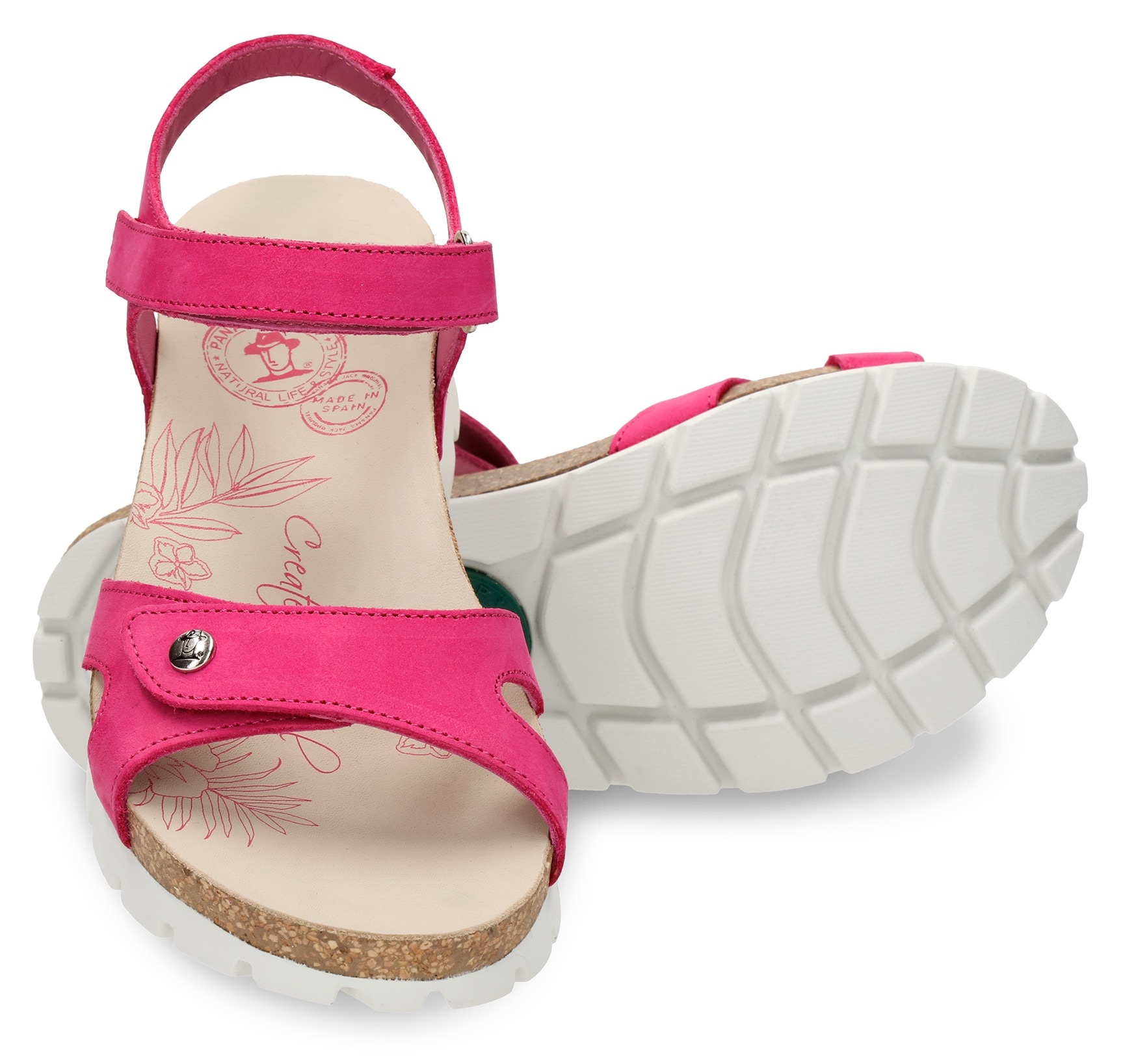 Panama Jack Sandale »Sulia«, Sommerschuh, Sandalette, Urlaubschuh mit Klettverschlüssen