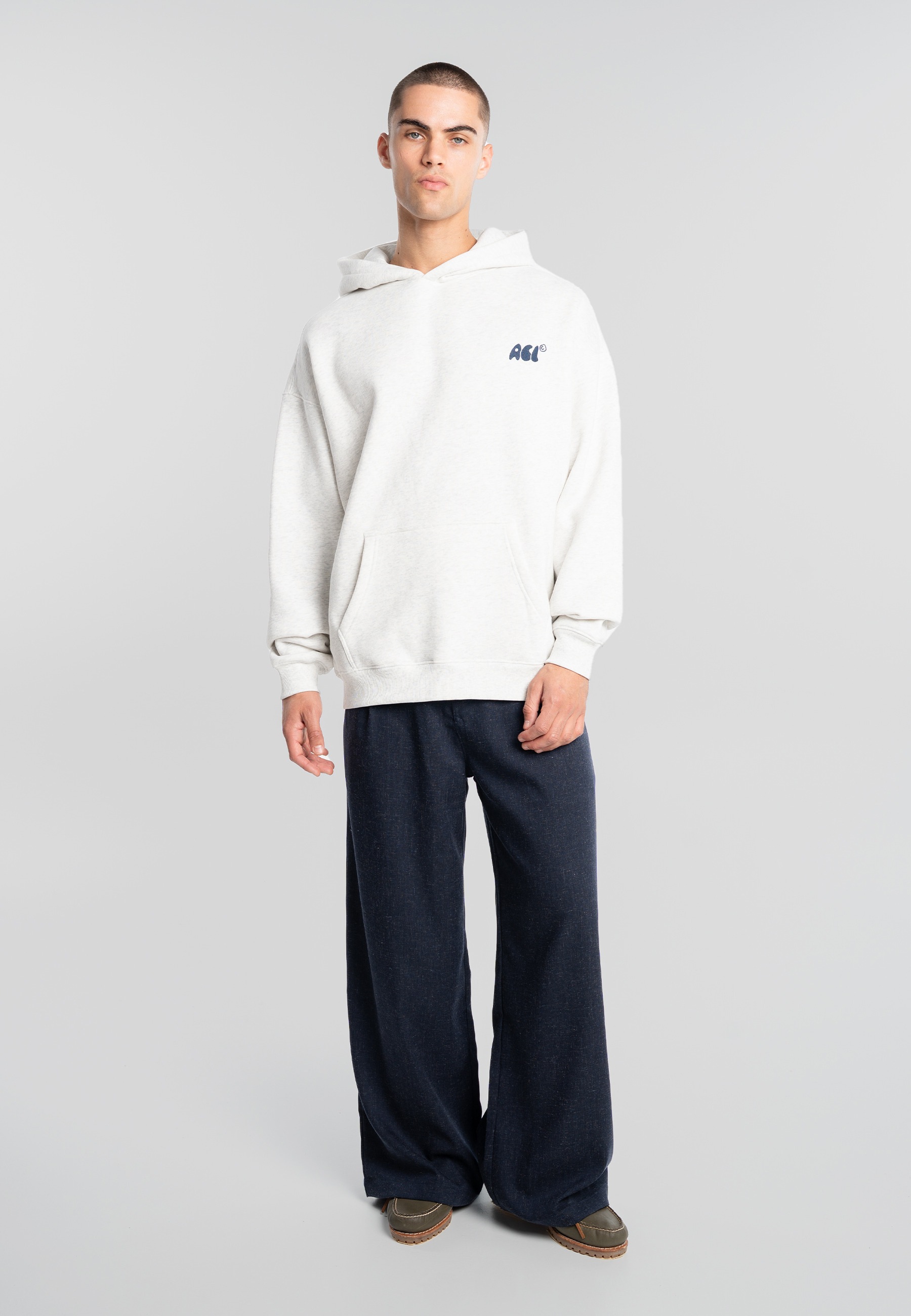Another Cotton Lab Rundhalspullover »Another Cotton Lab Another Corner Hoodie« 1