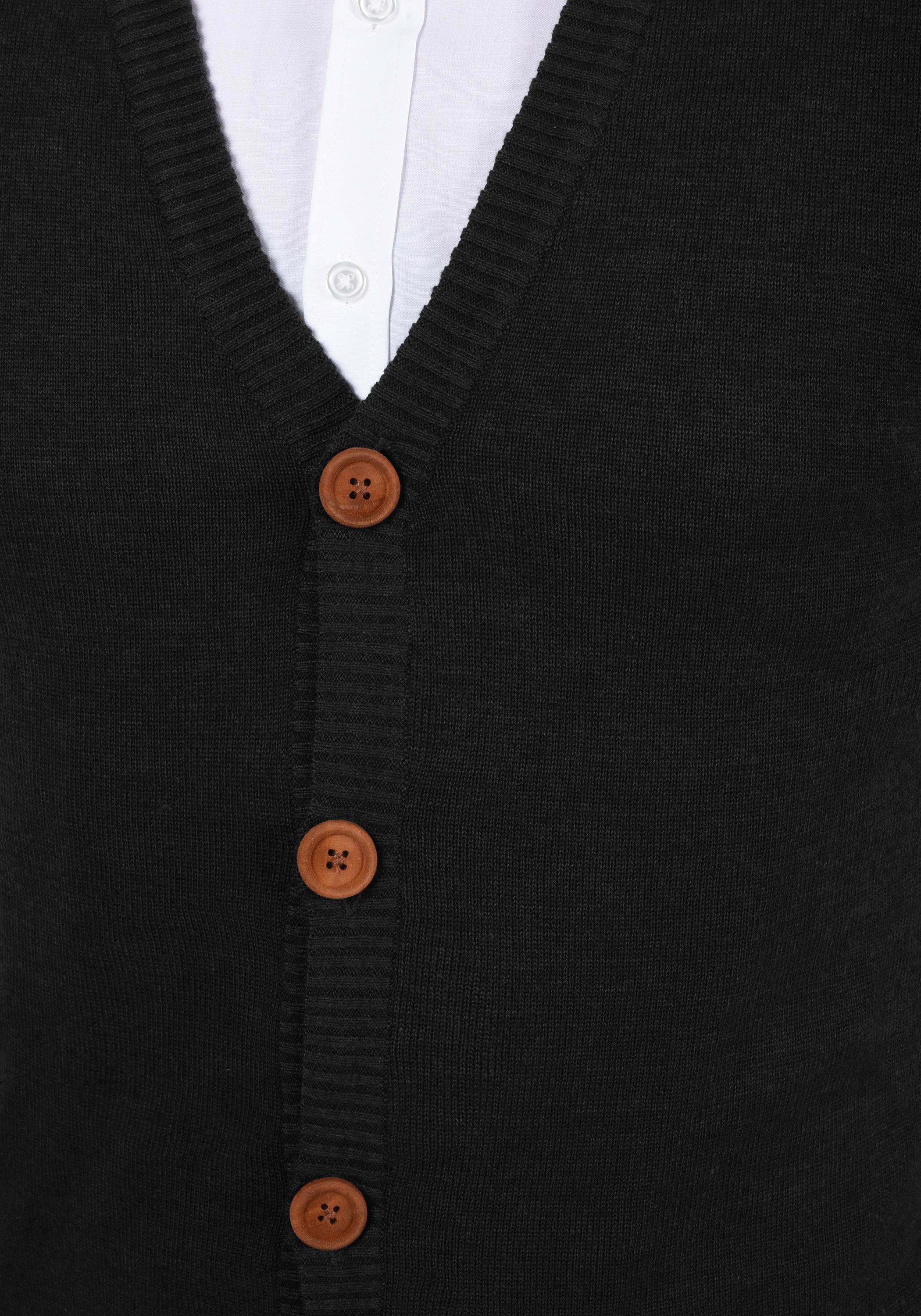 Blend Pullunder »BHLennardo« Stilvoller Pullunder mit Holzknopf-Leiste