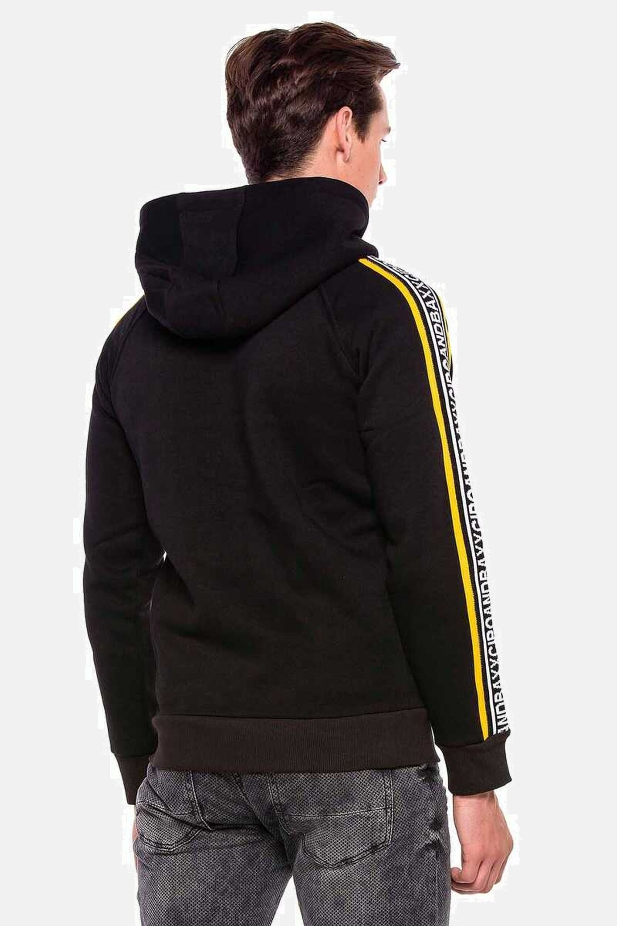 Cipo & Baxx Sweatjacke »Sweatjacke«, mit Reißverschluss, CL363