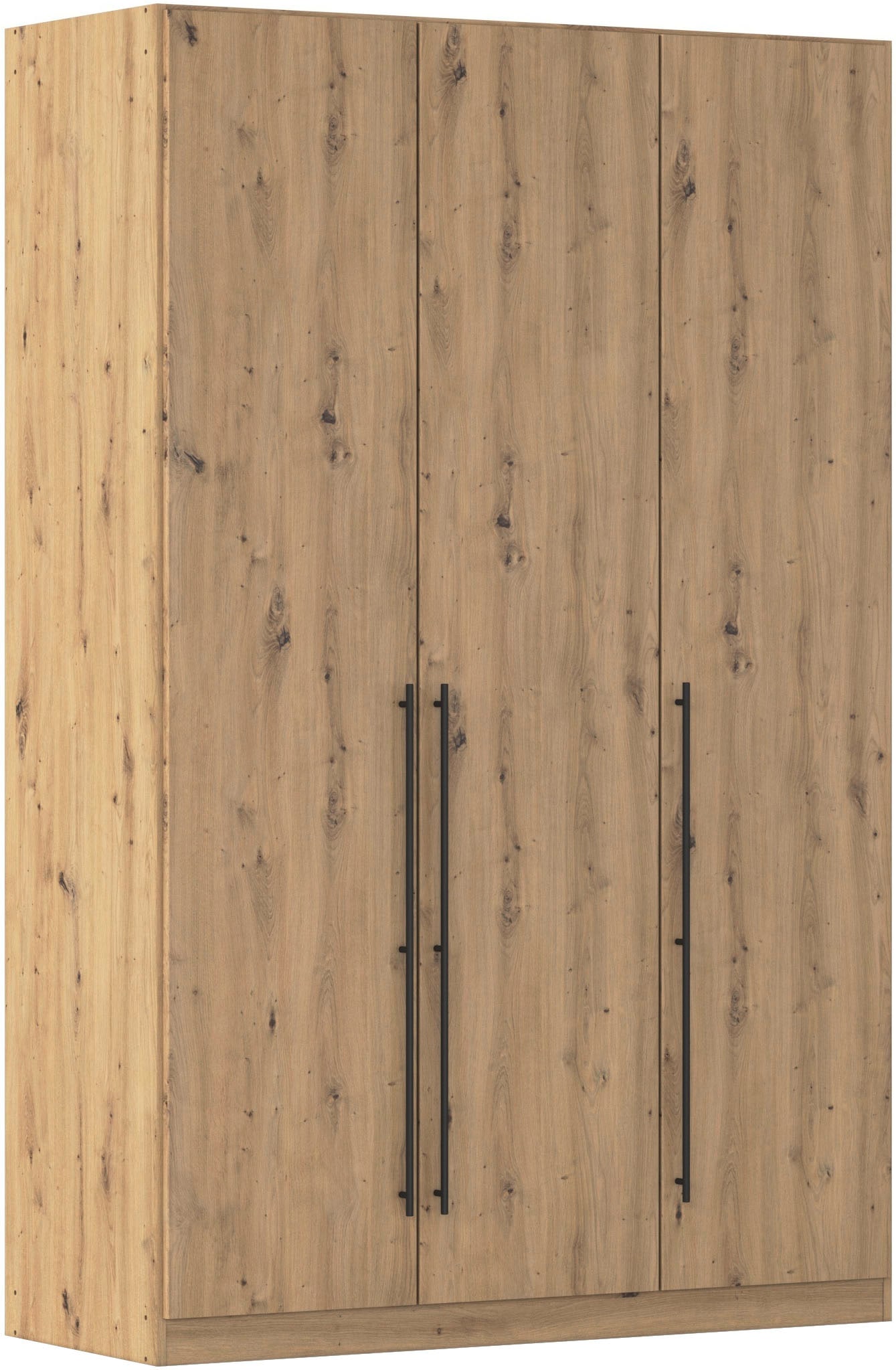 OTTO home Kleiderschrank "Mehrzweckschrank Aktenschrank Möbel Mietswohnung Schlafzimmer AVOLA" 3 verschiedene Ausstattungen BASIC/CLASSIC/PREMIUM (inkl. SOFT-CLOSE), mit hochwertigen Stangengriffen in Schwarz aus Metall MADE IN GERMANY